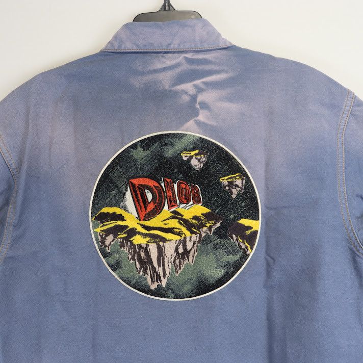 Dior o1rshd1 Button up Shirt in Blue Size US S / EU 44-46 / 1 - 10 Thumbnail
