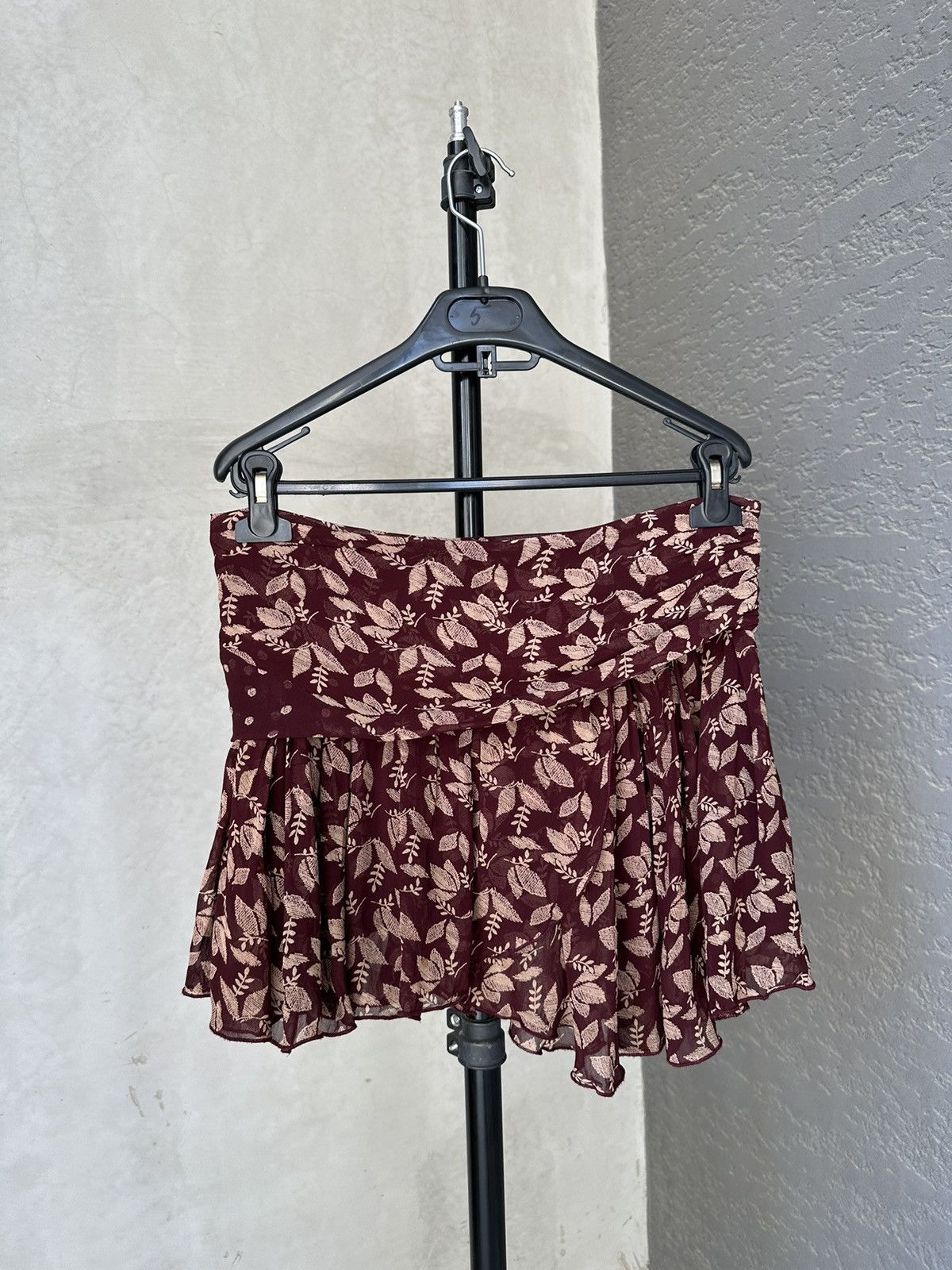 Isabel Marant Etoile Isabel Marant Etolie mini skirt Burgundy size 38 Size 26" / US 2 / IT 38 - 12 Thumbnail