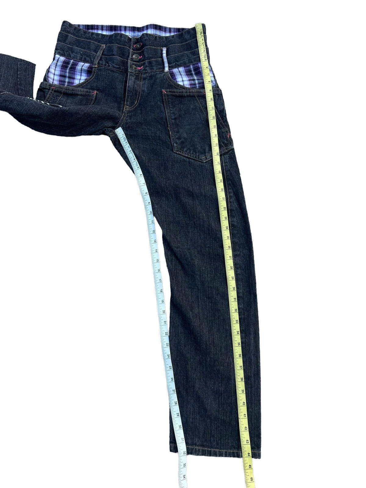 Japanese Brand Rare! Rimaster Japan Triple Waist Denim Jeans Size US 32 / EU 48 - 5 Thumbnail