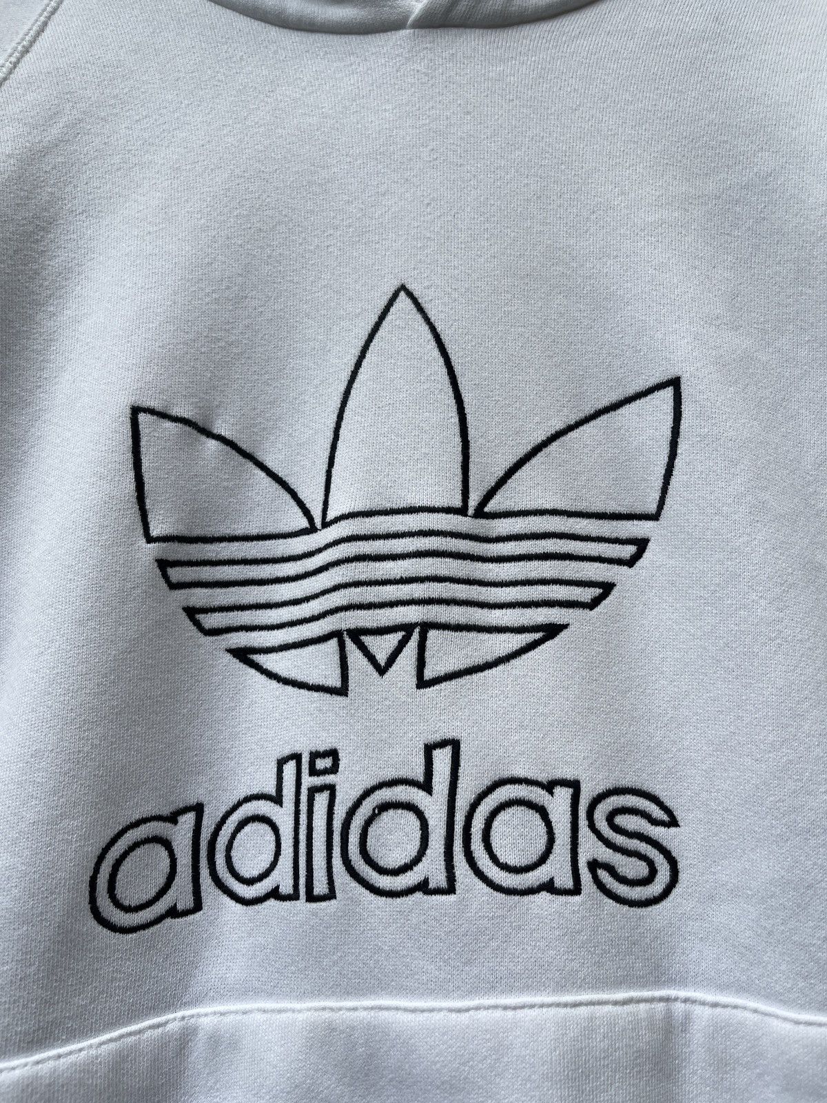 Adidas Hoodie Adidas Vintage White - Size on tag S | Rare 90s Look. Size US S / EU 44-46 / 1 - 4 Thumbnail