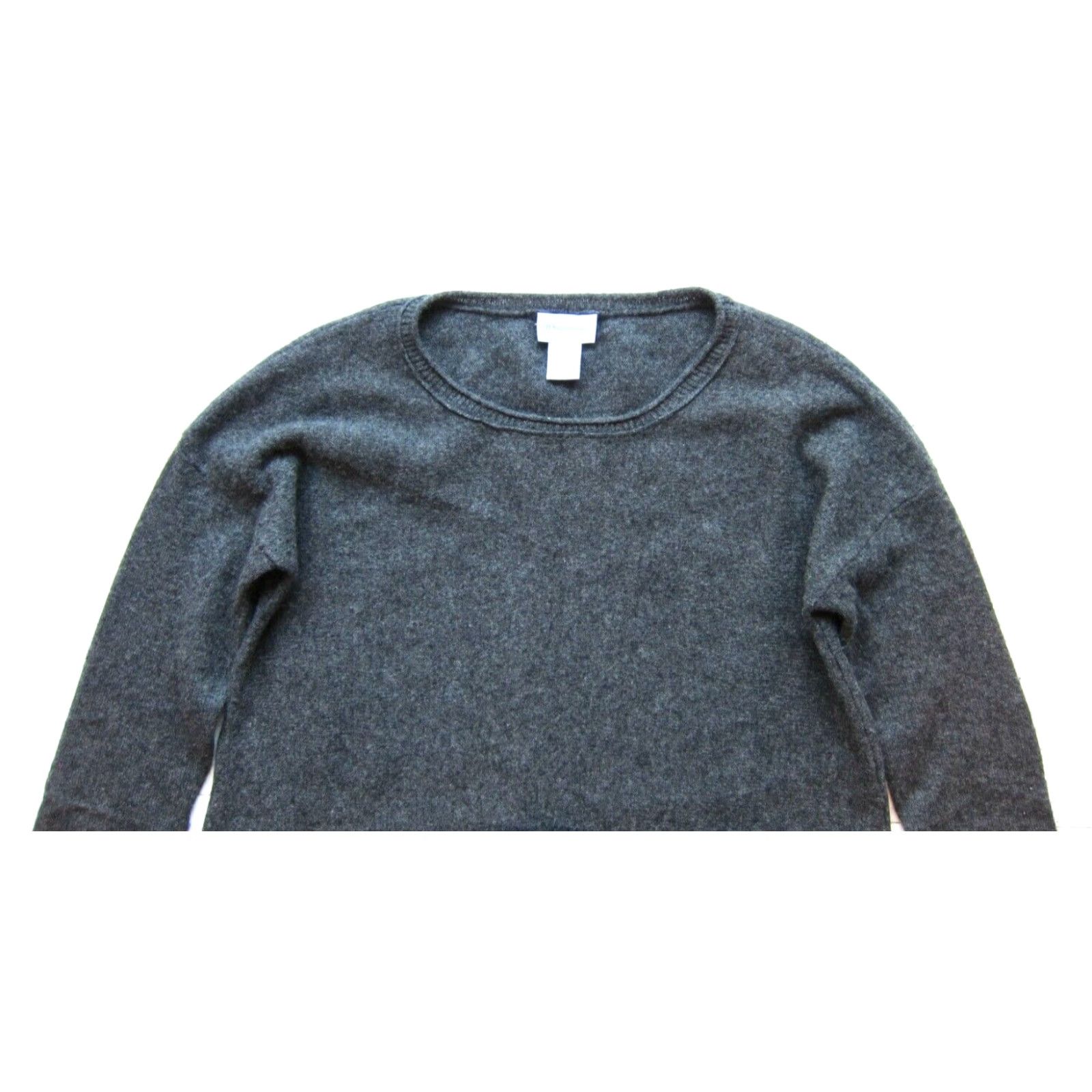 Soft Surroundings Soft Surroundings 100% Cashmere Grey Round Neck Long Sweater M Shirt Womens Size M / US 6-8 / IT 42-44 - 4 Thumbnail