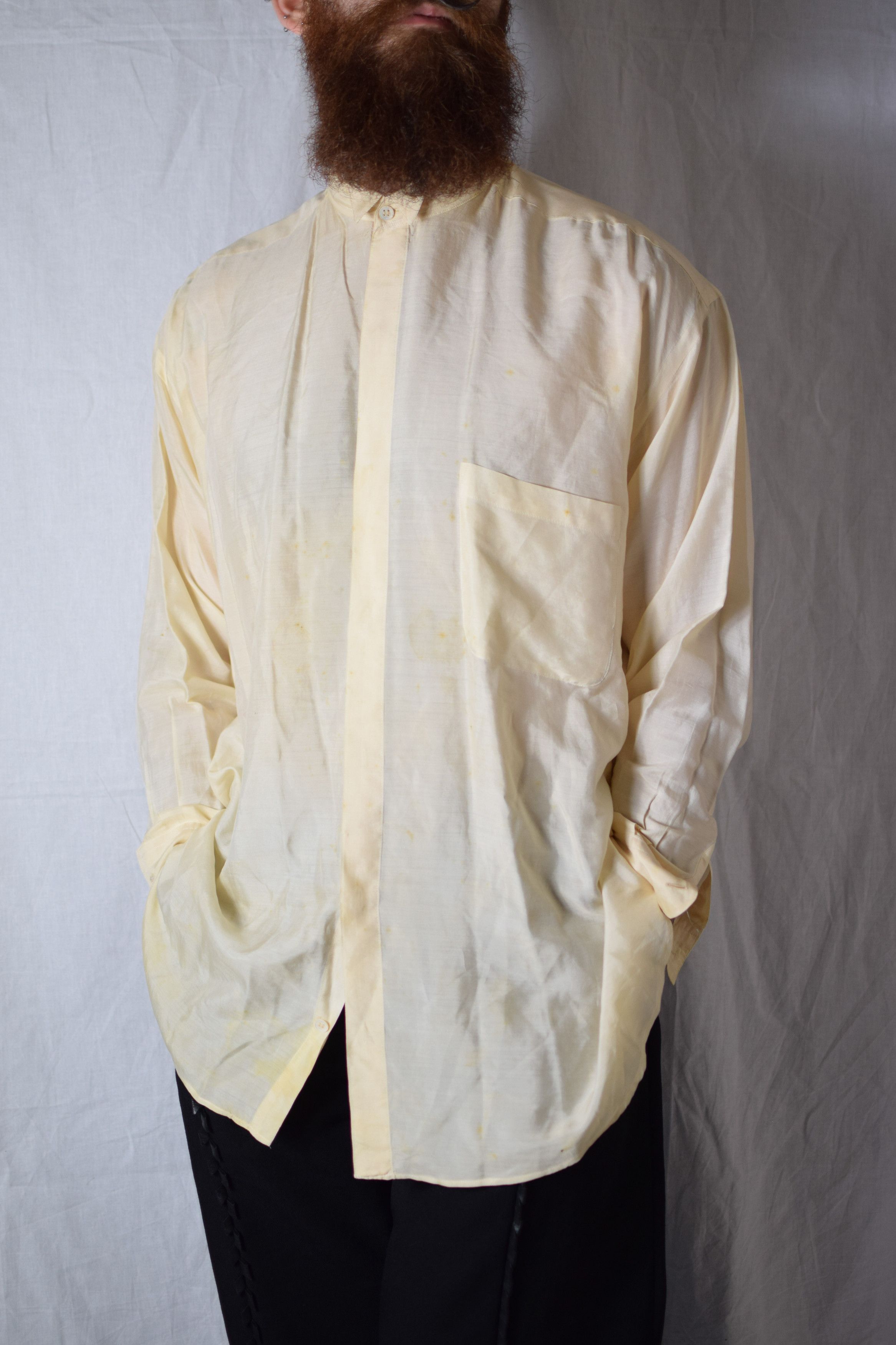 image of Yohji Yamamoto x YS For Men Y's For Men Archive Shirt in Off White (Size Large)