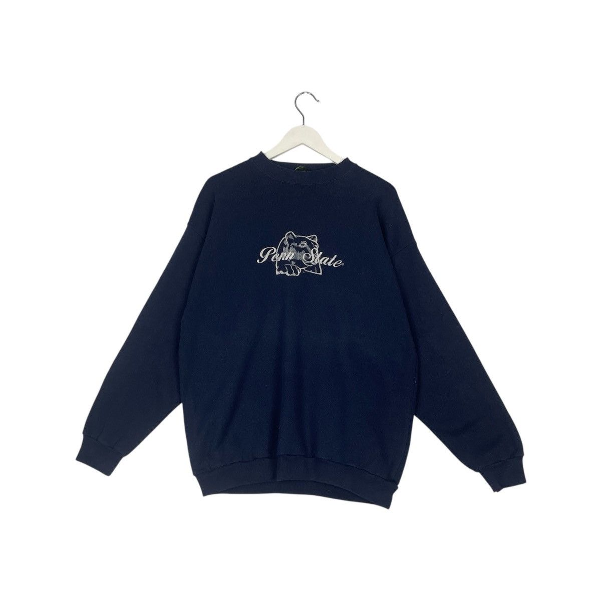 Designer × Vintage Vintage Hoodie/sweater penn state - blue Size US L / EU 52-54 / 3 - 1 Thumbnail