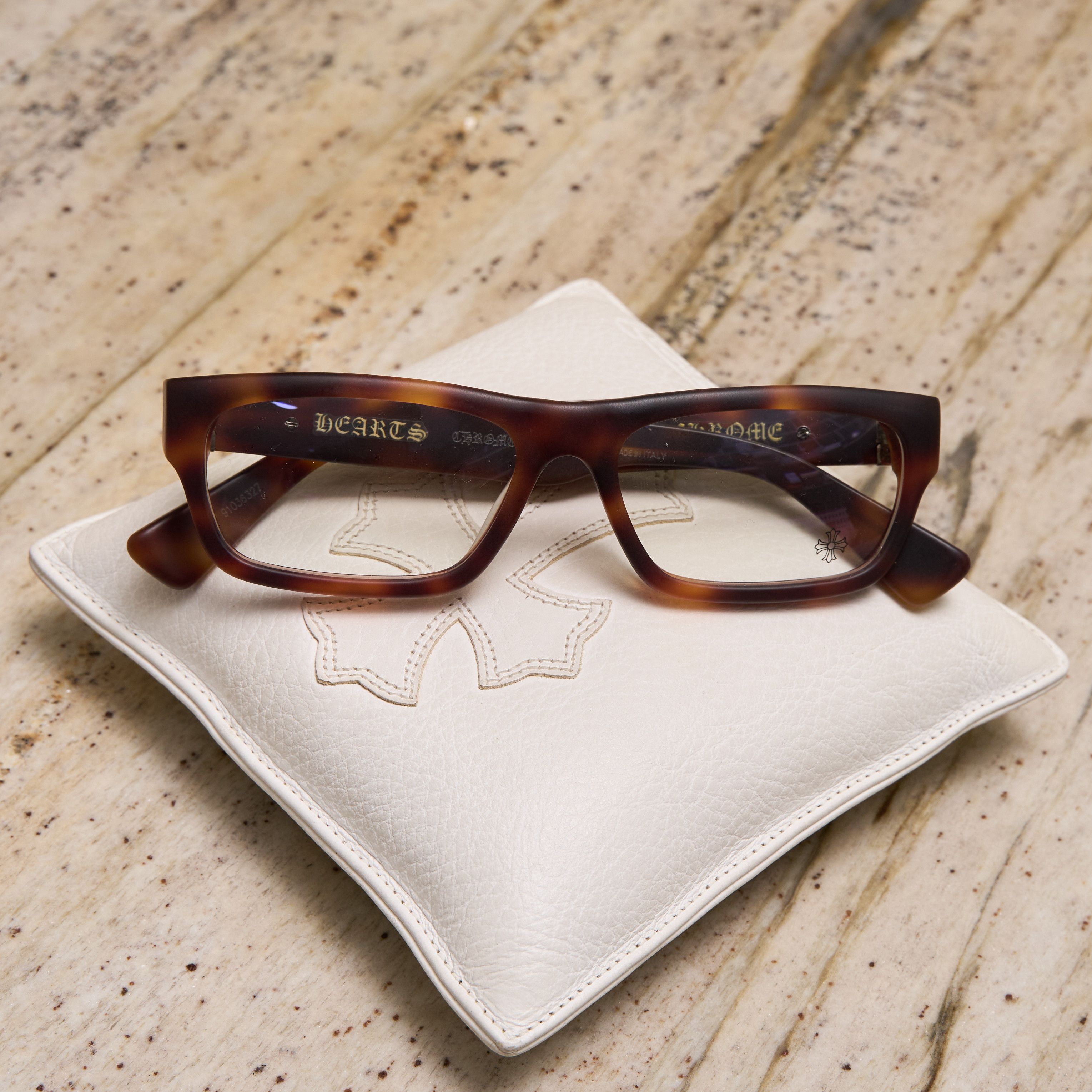 Chrome Hearts CHROME HEARTS INFLATABLE DATE-A MATTE BUTTERSCOTCH TORTOISE Size ONE SIZE - 2 Thumbnail