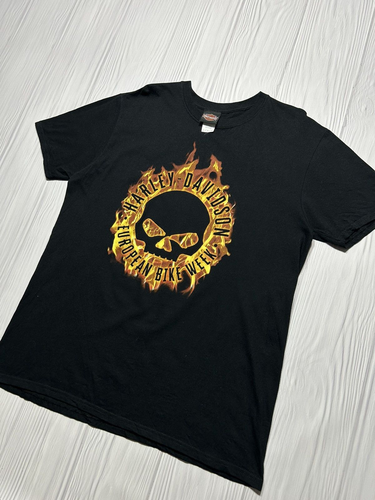 Vintage Harley Davidson Fire Skull Bike Week 2018 T-Shirt Size US L / EU 52-54 / 3 - 2 Thumbnail
