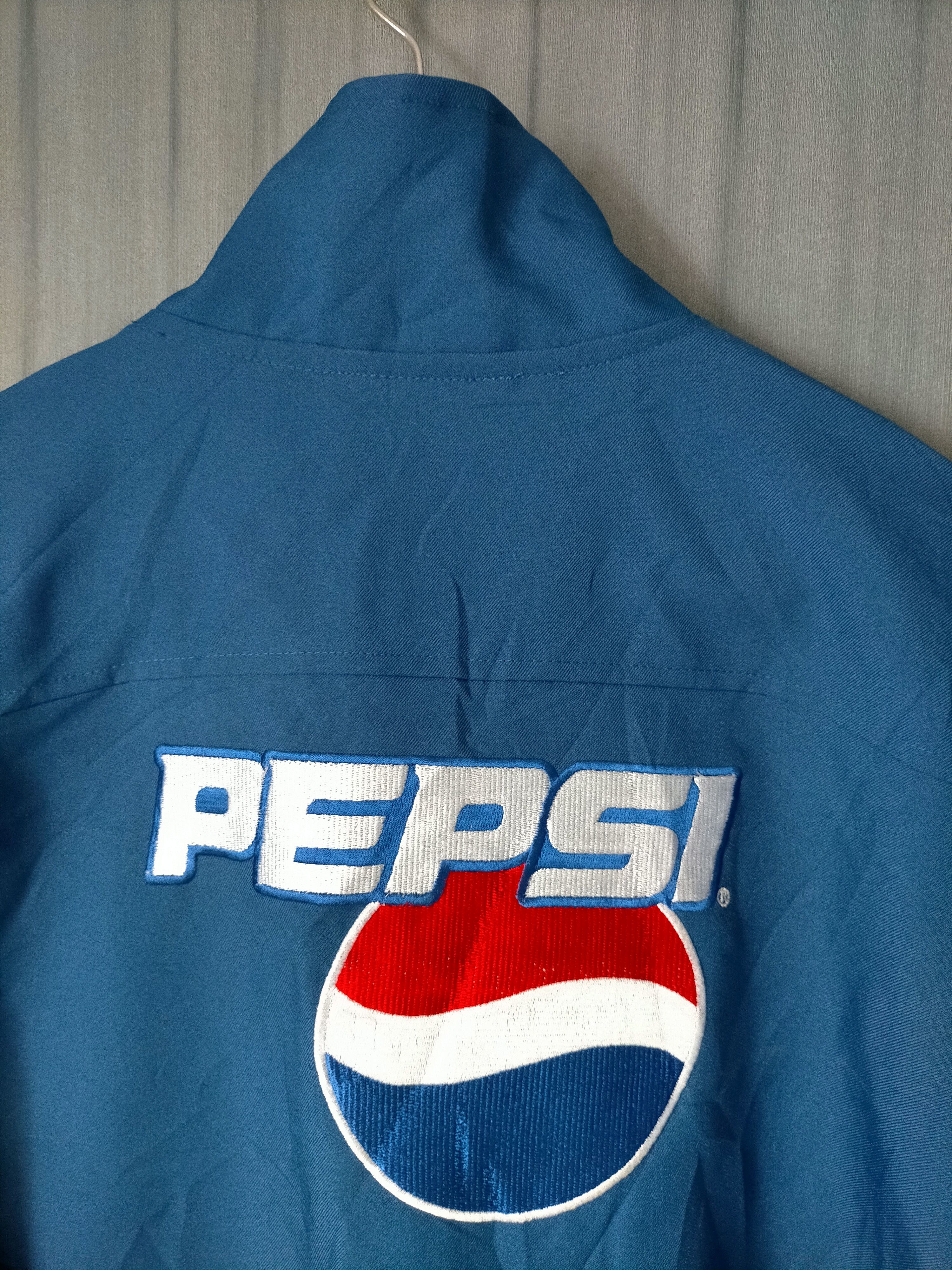 Pepsi Vintage PEPSI Workwear Embroidered Zipped Jacket Size US XXL / EU 58 / 5 - 10 Thumbnail