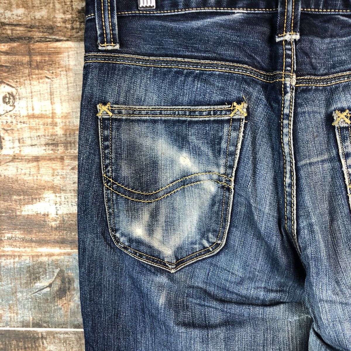 Lee Lee Black Distressed Denim Pants #A2136 Size US 32 / EU 48 - 16 Thumbnail