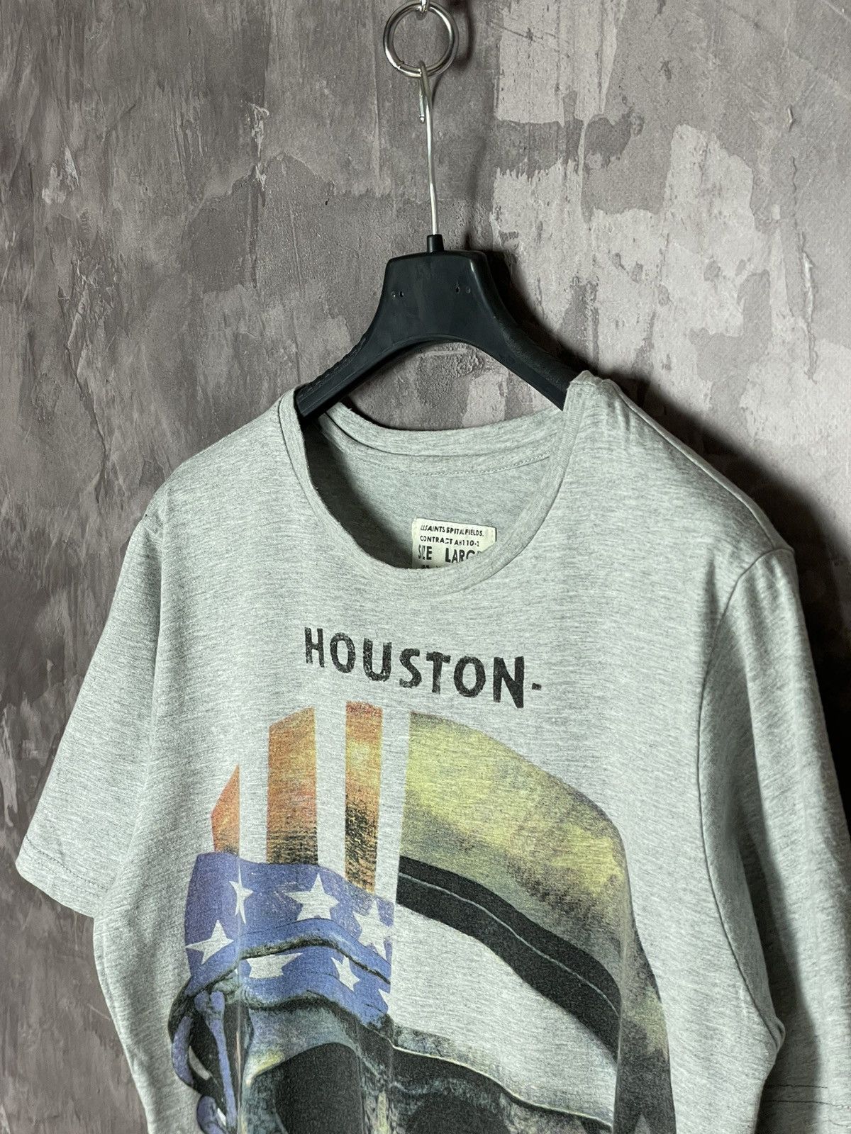 Allsaints × Vintage T-shirt Vintage Allsaints Distressed Faded Art Graffiti Rare Size US M / EU 48-50 / 2 - 6 Thumbnail