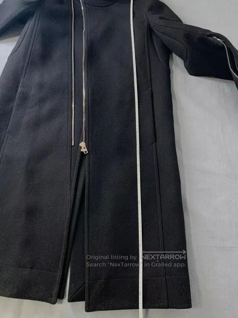 Rick Owens rick owens wool long zip coat. Size US S / EU 44-46 / 1 - 8 Thumbnail