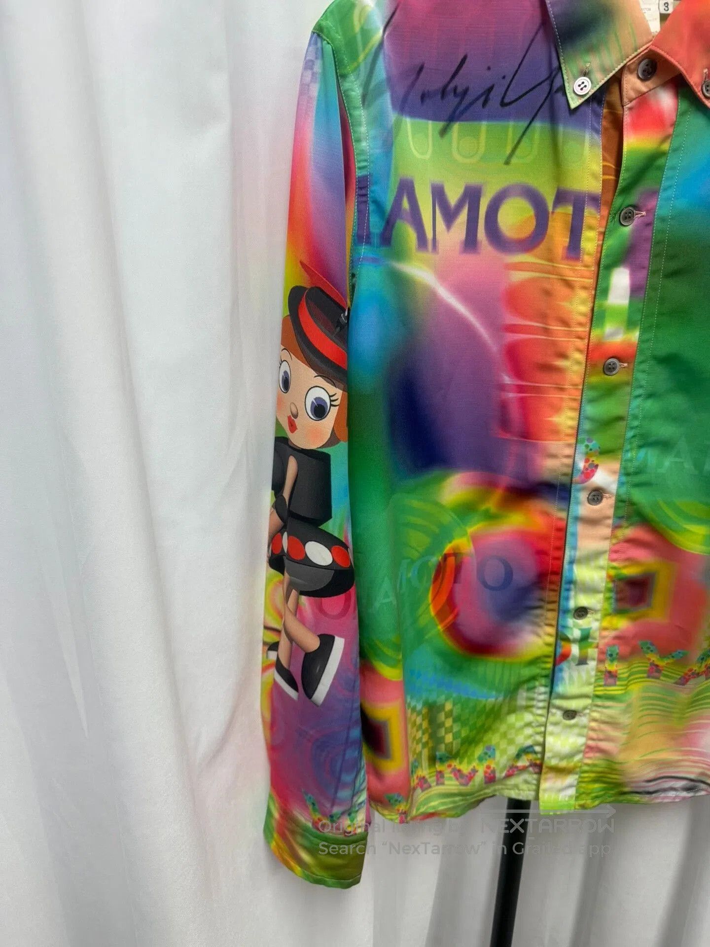 Yohji Yamamoto yohji yamamoto pour homme psychedelic shirt. Size US M / EU 48-50 / 2 - 3 Thumbnail