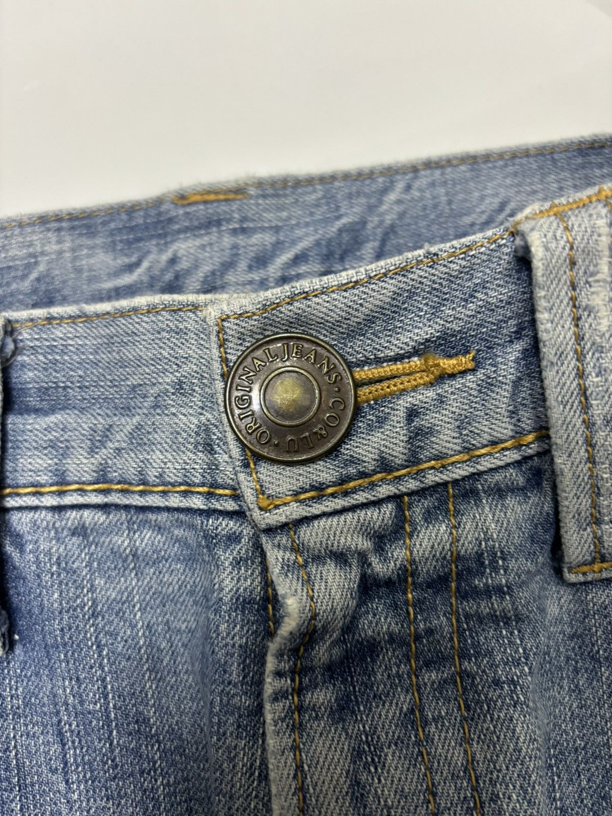 If Six Was Nine VINTAGE CO&LU THRASHED DISTRESS RIPS BAGGY FLARE JEANS Size US 36 / EU 52 - 10 Thumbnail