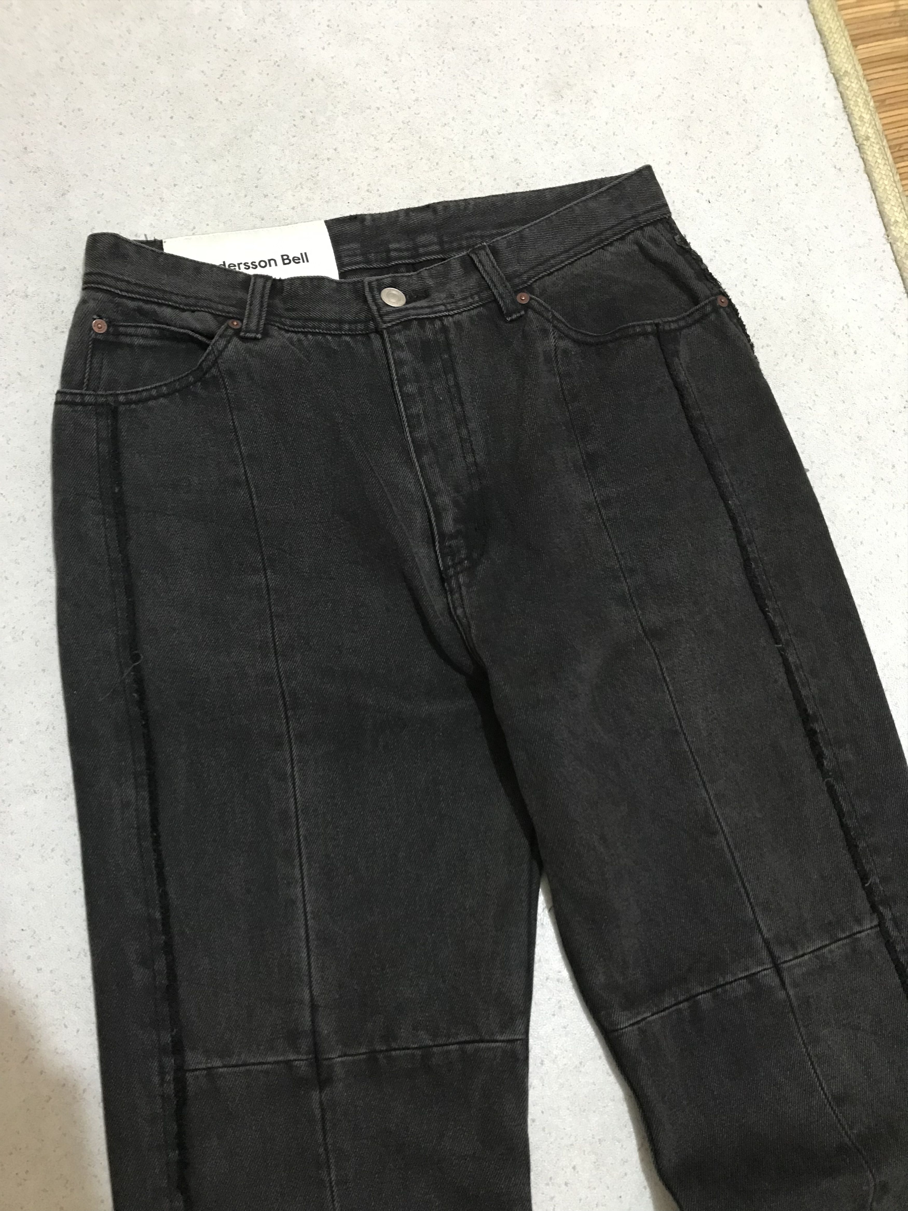 Andersson Bell '19 Andersson Bell Grey Unfinished Denim Size US 30 / EU 46 - 3 Thumbnail