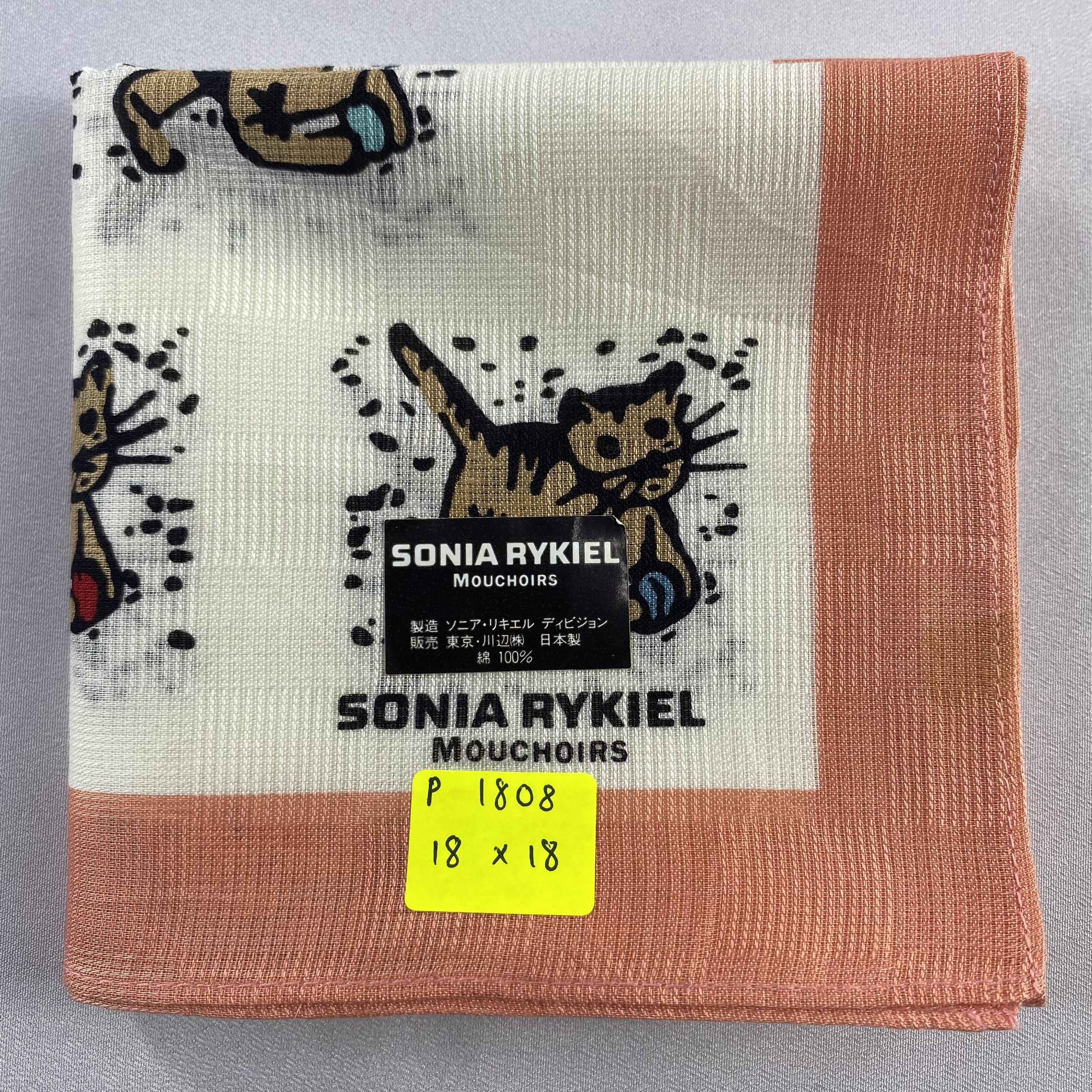 Vintage NWT Sonia Rykiel Bandana/ Handkerchief / Neckerchief-P1808 Size ONE SIZE - 5 Thumbnail