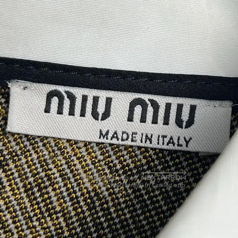 Miu Miu Miu Miu Black Cotton Dress with Floral Print . Size S / US 4 / IT 40 - 5 Thumbnail