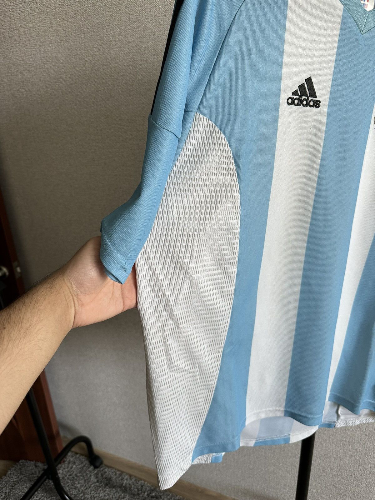 Adidas 2002 Adidas Argentina National Team Vintage Home Jersey Size US L / EU 52-54 / 3 - 4 Thumbnail