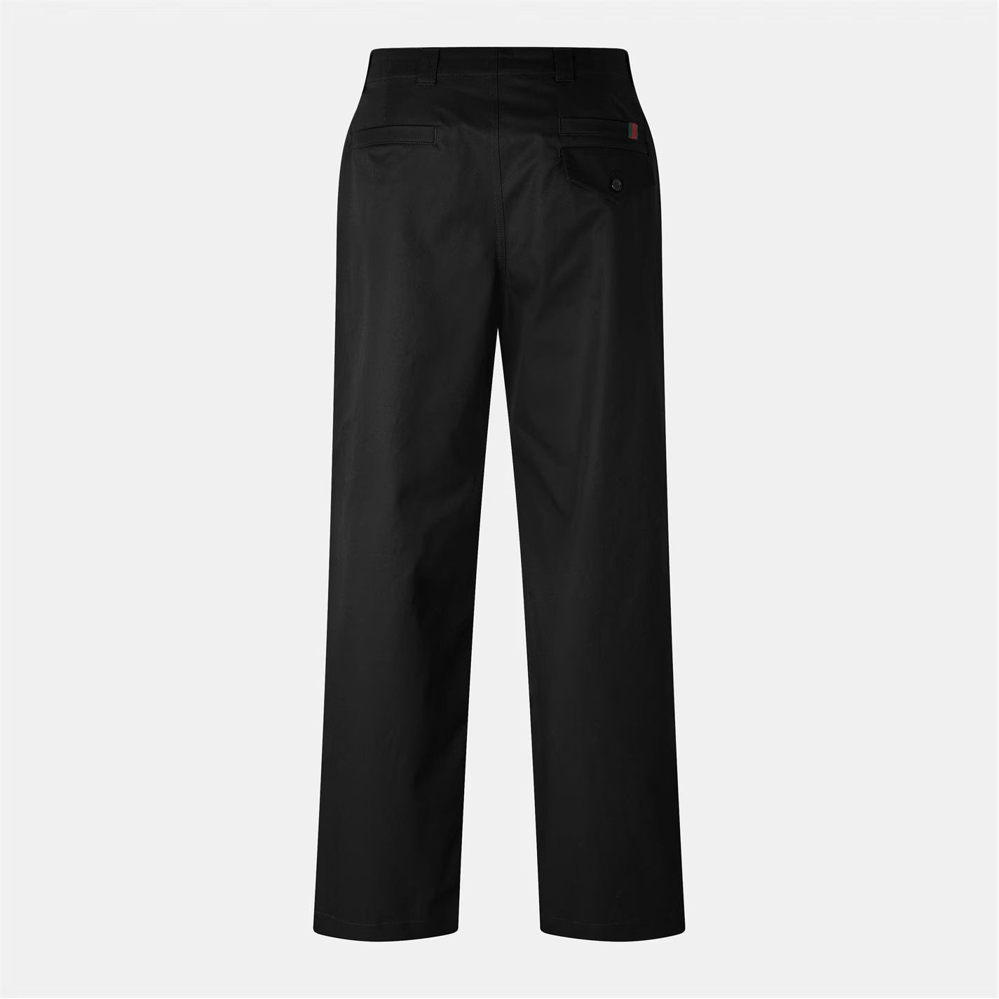 Gucci o1g2r1mq0426 Web Twill Trousers in Black Size US 32 / EU 48 - 2 Thumbnail