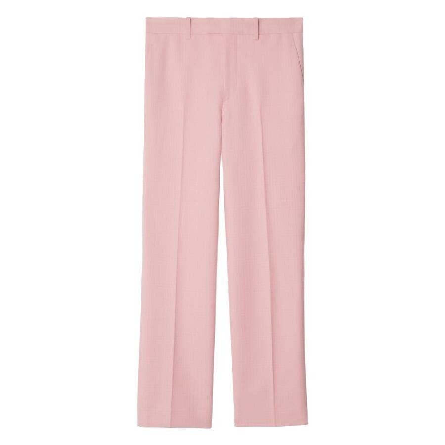 Burberry o1w1db10426 Straight Leg Trousers in Pink Size 26" / US 2 / IT 38 - 1 Thumbnail