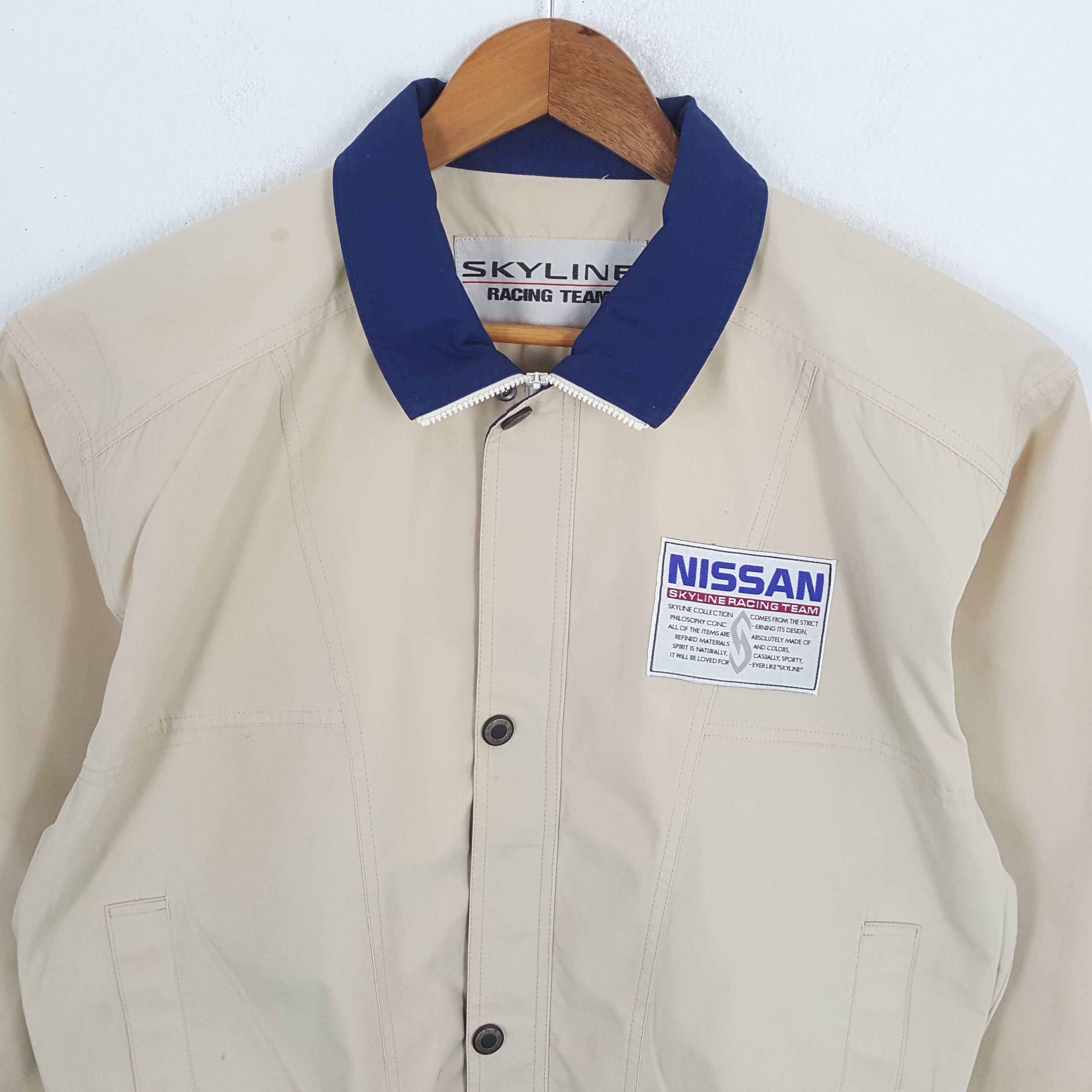 Japanese Brand × Vintage Vintage NISSAN SKYLINE RACING TEAM Motorsports Jacket Size US L / EU 52-54 / 3 - 4 Thumbnail