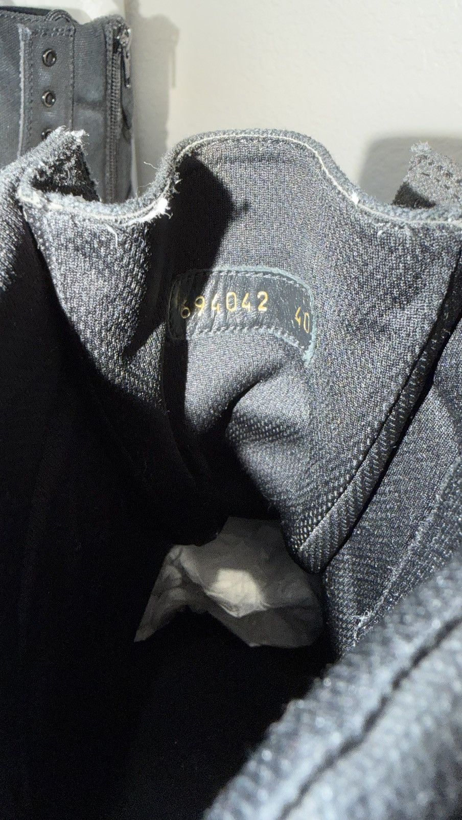 Balenciaga “2025 COMBAT STRIKE BOOT IN BLACK DISTRESSED CANVAS” Size US 9.5 / EU 42-43 - 10 Thumbnail