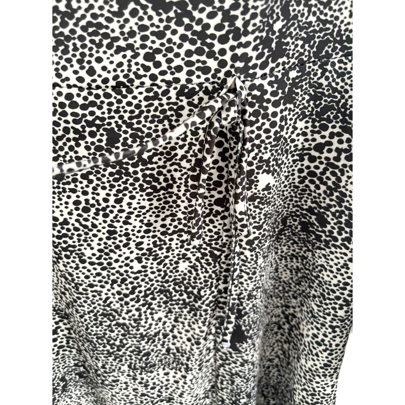 Nasty Gal Nasty Gal Mini Dress Plus Printed Square Neck Balloon Sleeve UK 16 Cream Black New with Tags Size XXL / US 16-18 / IT 52-54 - 4 Thumbnail