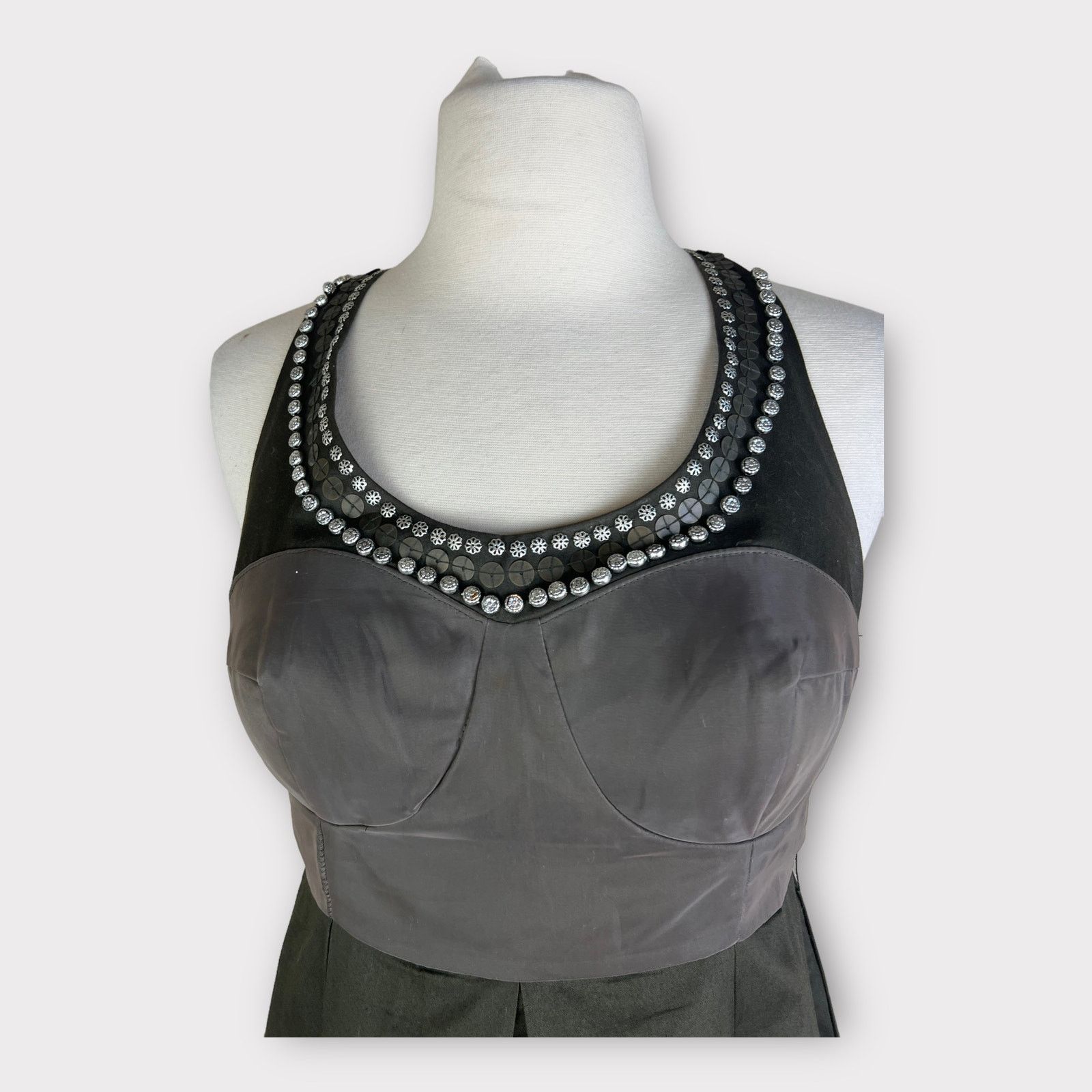 Vintage Twelve by Twelve | Vintage Y2K Skater Cutout Dress | Small Size S / US 4 / IT 40 - 9 Thumbnail