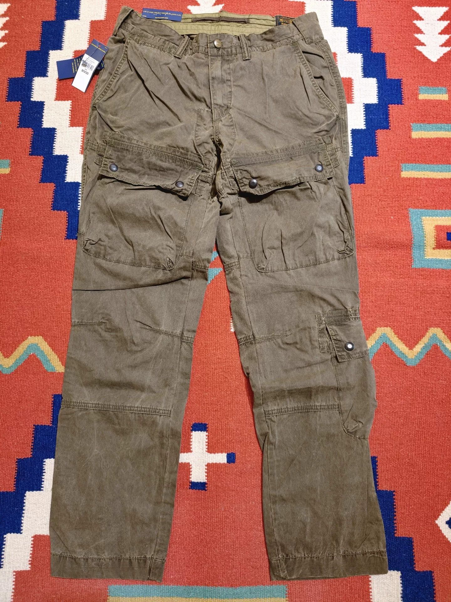RRL Ralph Lauren RRL Limited Edition Waxed Cotton Pants Size US 30 / EU 46 - 1 Thumbnail