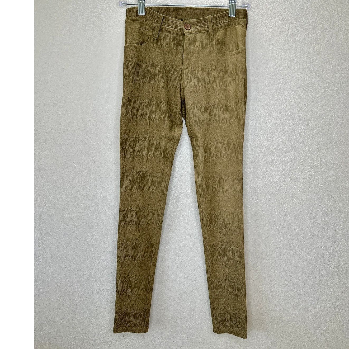 Other Caribbean Queen Yellow Snakeprint Front Zip Button Jegging S Size 28" / US 6 / IT 42 - 3 Thumbnail