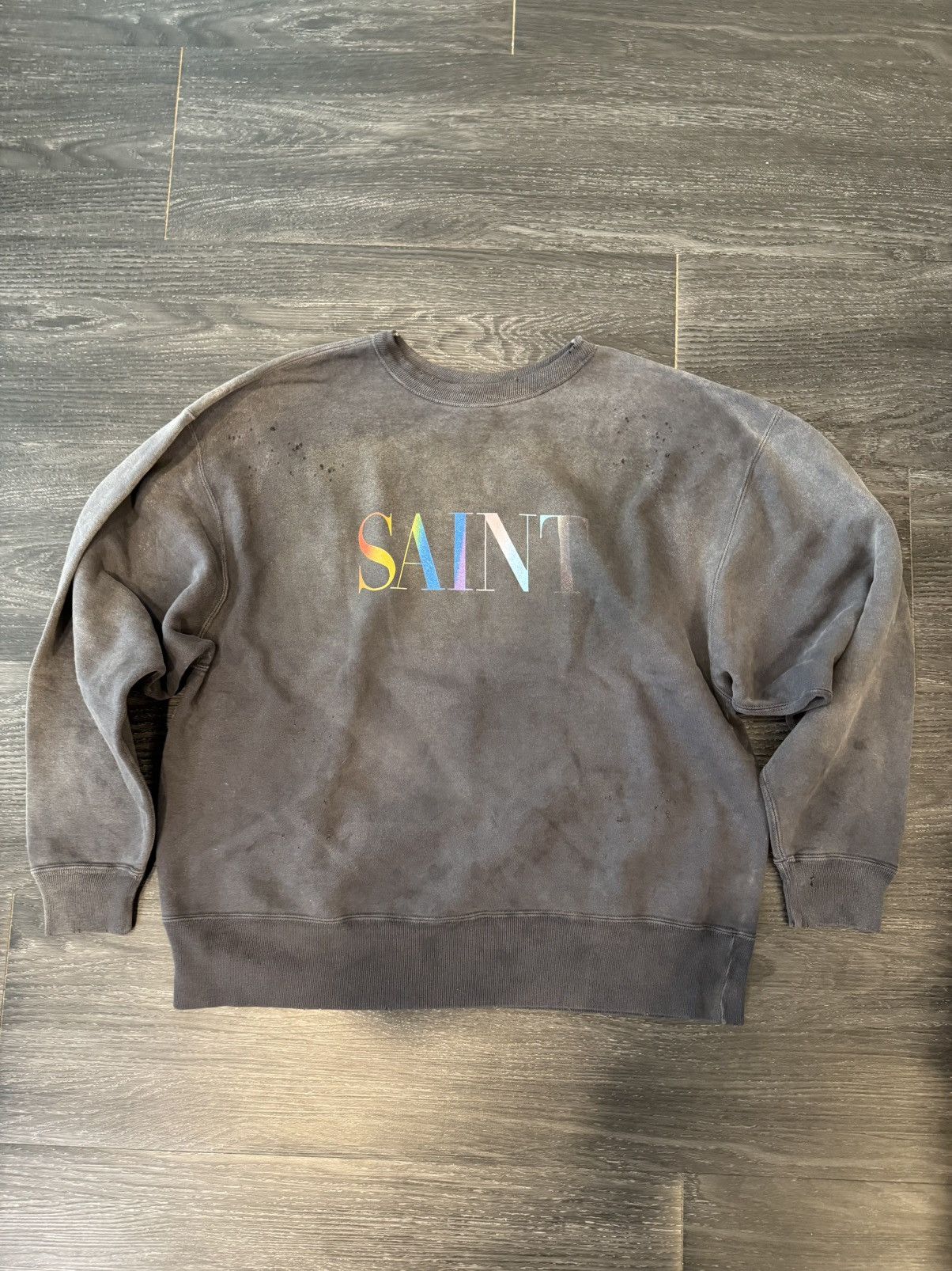Saint Michael Saint Michael Multicolor Logo Sweatshirt - Size L - New Size US L / EU 52-54 / 3 - 1 Thumbnail
