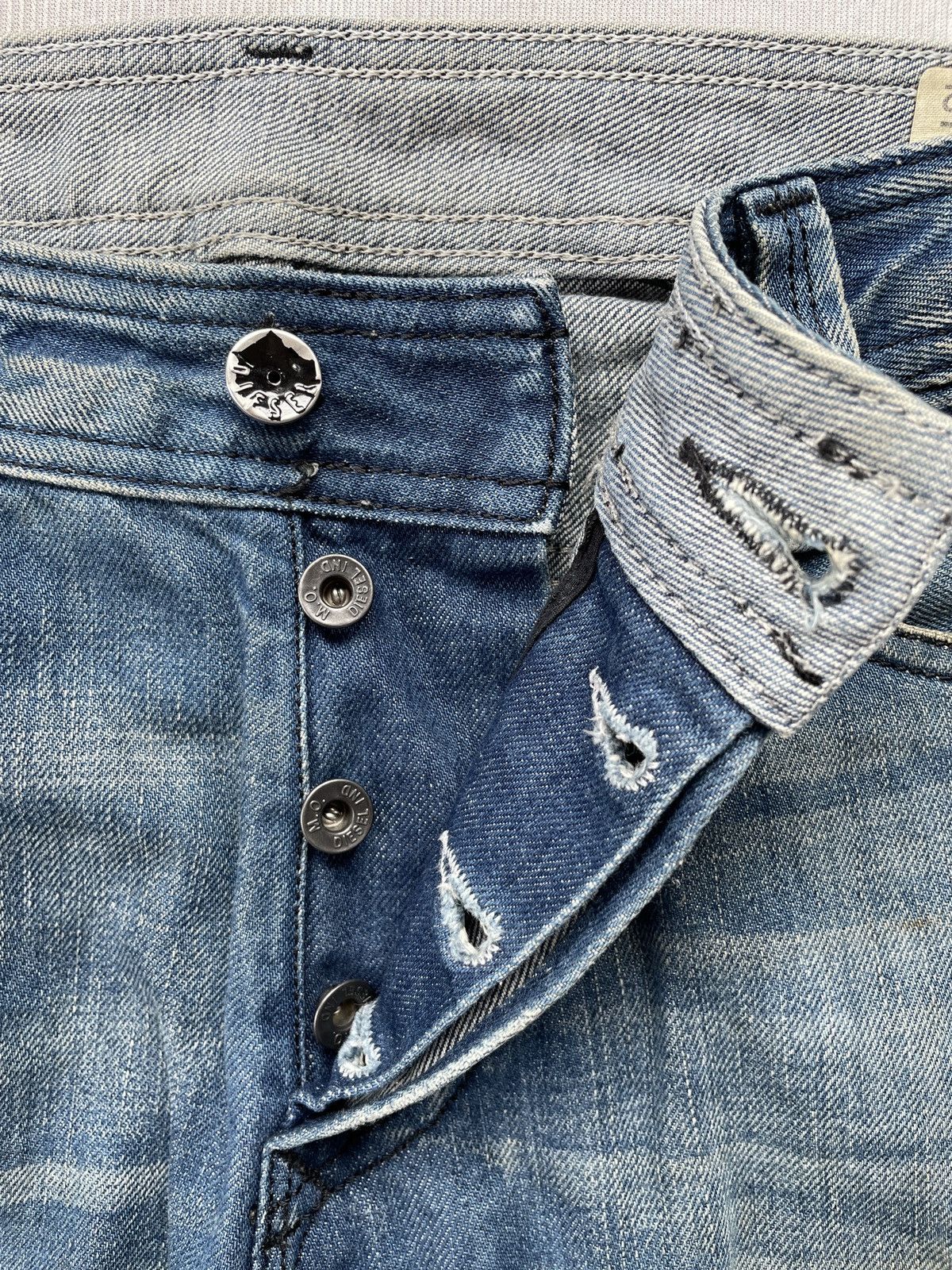 Diesel Diesel Slammer Stud Denim (P108) Size US 34 / EU 50 - 7 Thumbnail