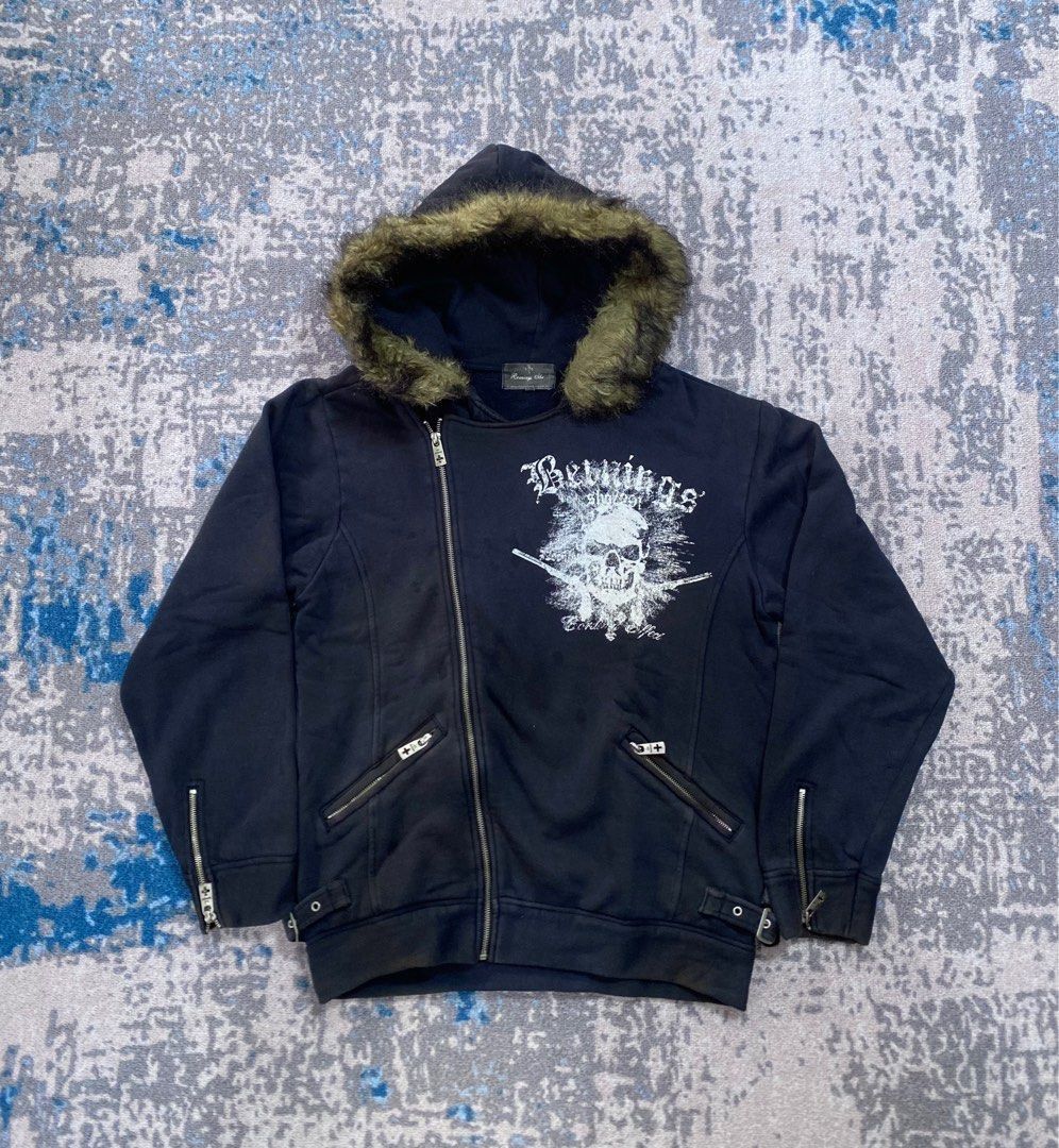 14th Addiction bherning sho hoodie print Iswn retro punk style Size US M / EU 48-50 / 2 - 1 Thumbnail