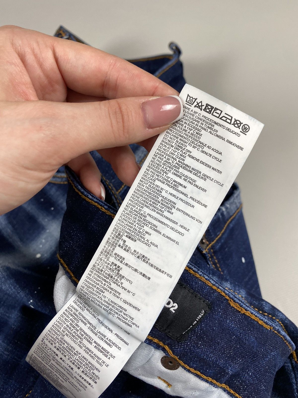 Dsquared2 Dsquared 2 Tidy Biker ladies jeans size 44 Size 30" / US 8 / IT 44 - 13 Thumbnail