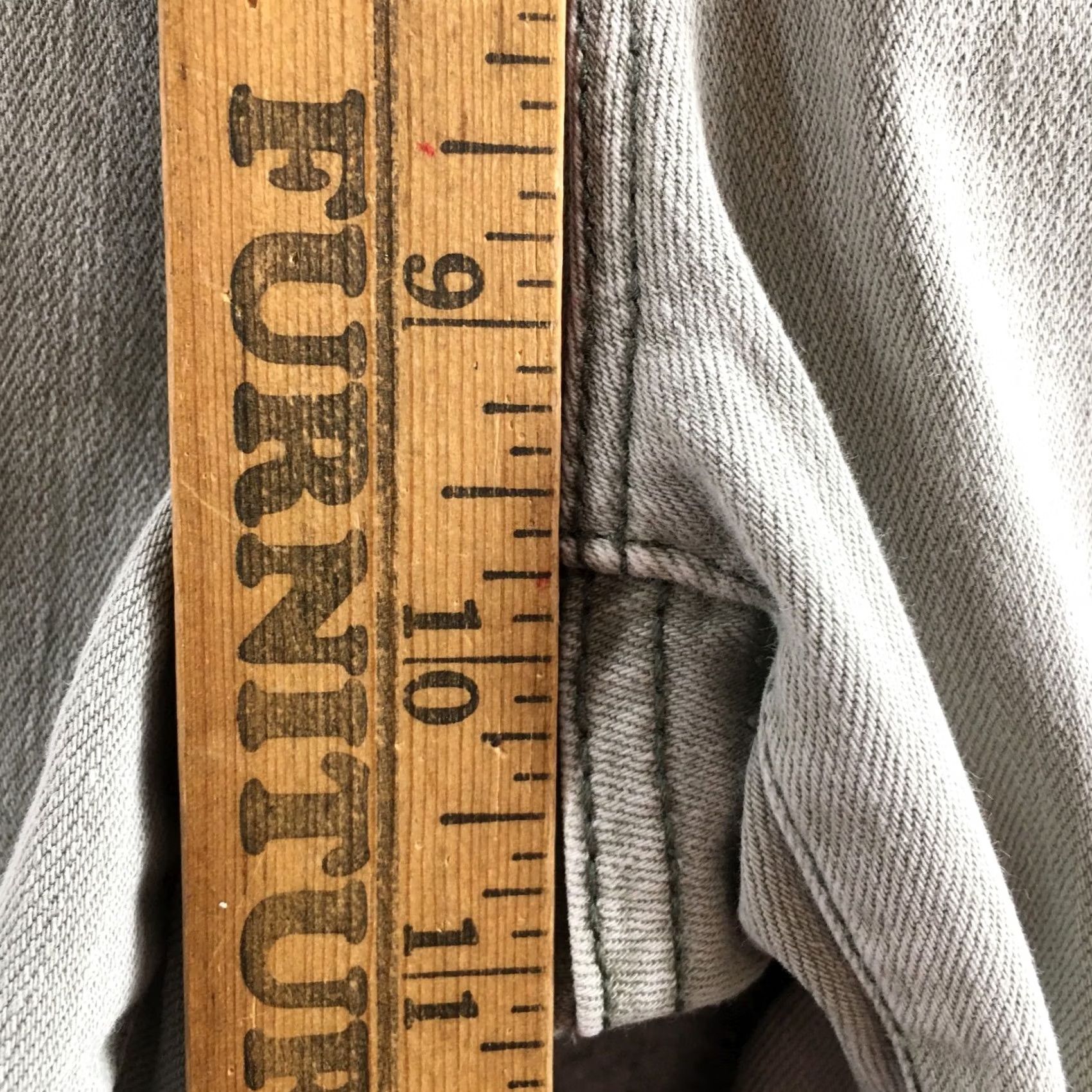 Vintage Chico's Skinny Jeans Women 0.5 Gray Mid Rise Zip Fly Stretch Denim Slim Fit Jeans Menus? Size 25" / US 0 / IT 36 - 7 Thumbnail