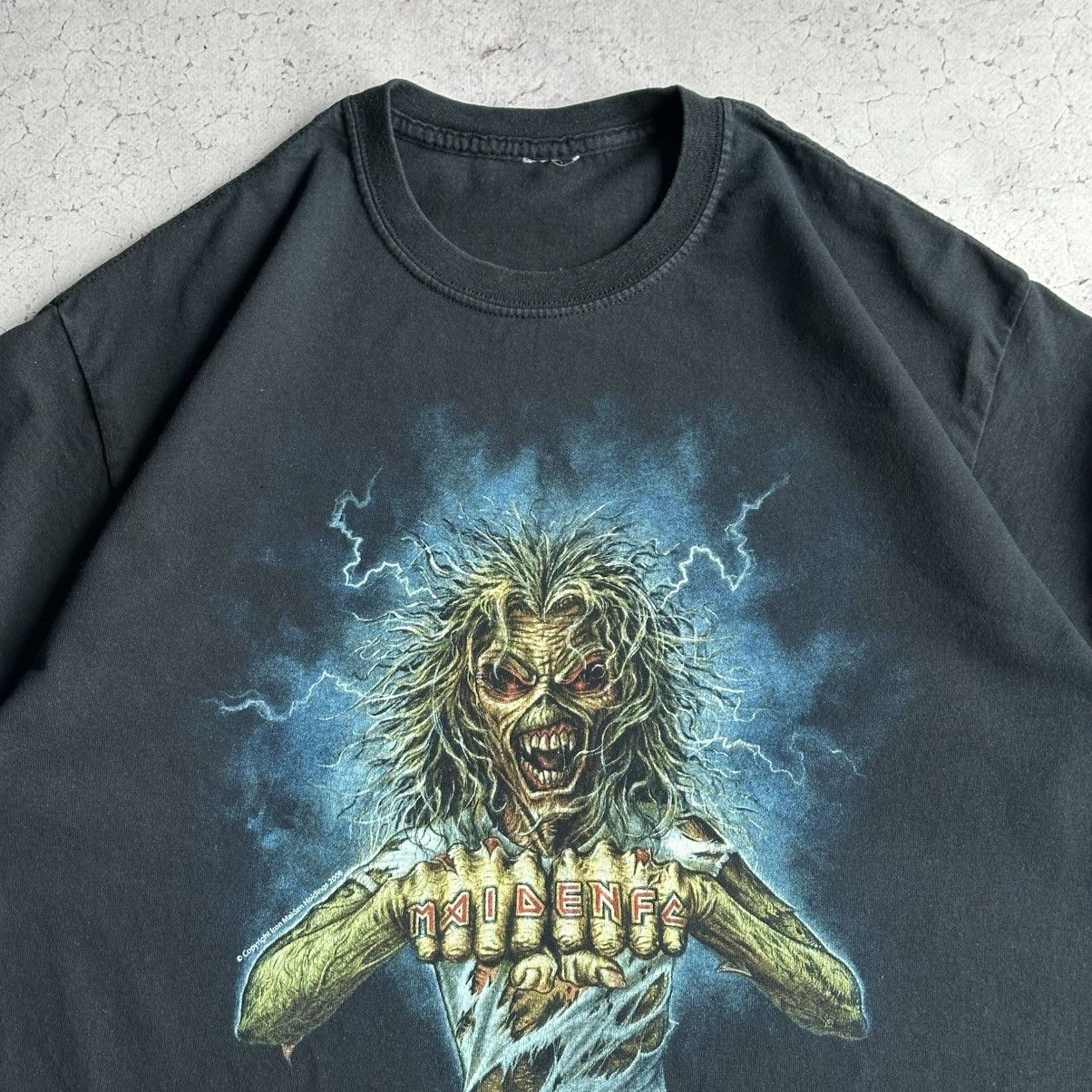 Iron Maiden Vintage 2008 Iron Maiden Heavy Metal Promo Band Tee Size US L / EU 52-54 / 3 - 2 Thumbnail
