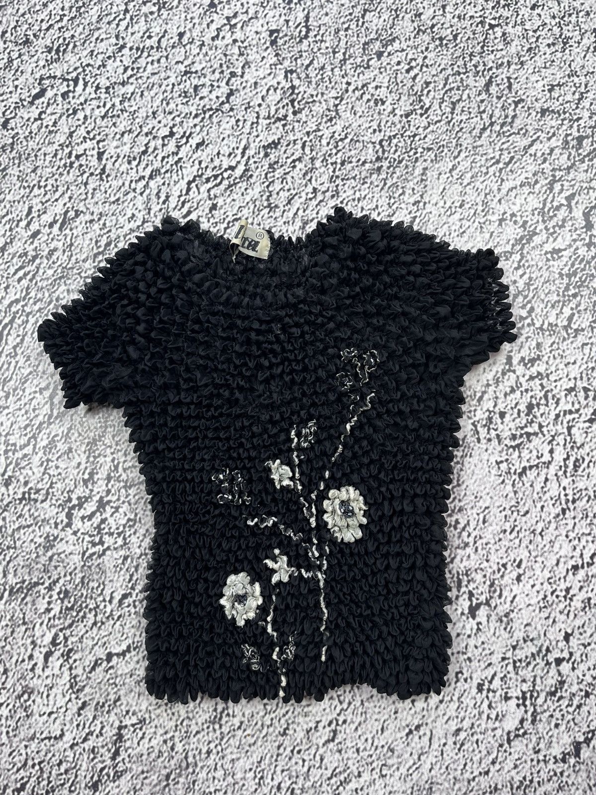 Japanese Brand SHIBORI SRIDER POPCORN FLORAL TOP DOUBLET STYLE Size ONE SIZE - 1 Thumbnail