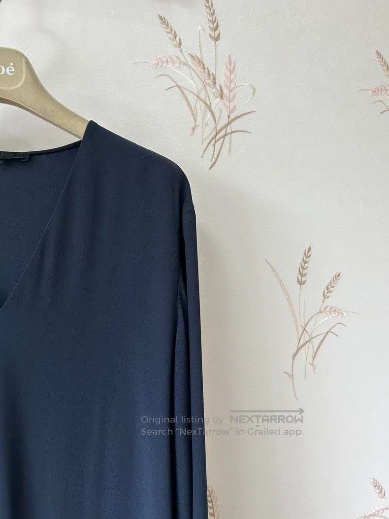 The Row The Row Dark blue minimalist straight dress Size S / US 4 / IT 40 - 5 Thumbnail