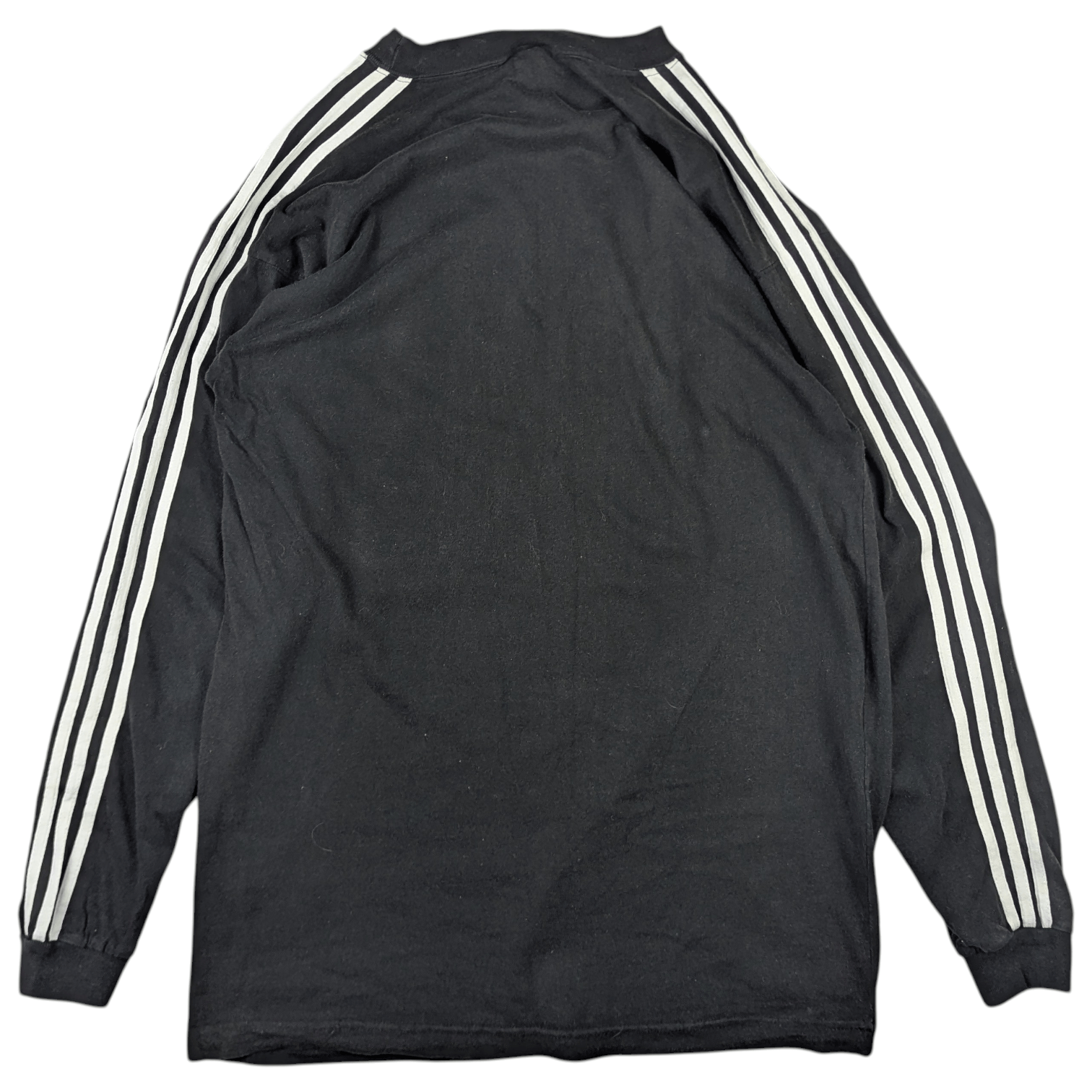 Adidas Vintage 90's ADIDAS Black Long Jumper Sweatshirt Size US M / EU 48-50 / 2 - 8 Thumbnail