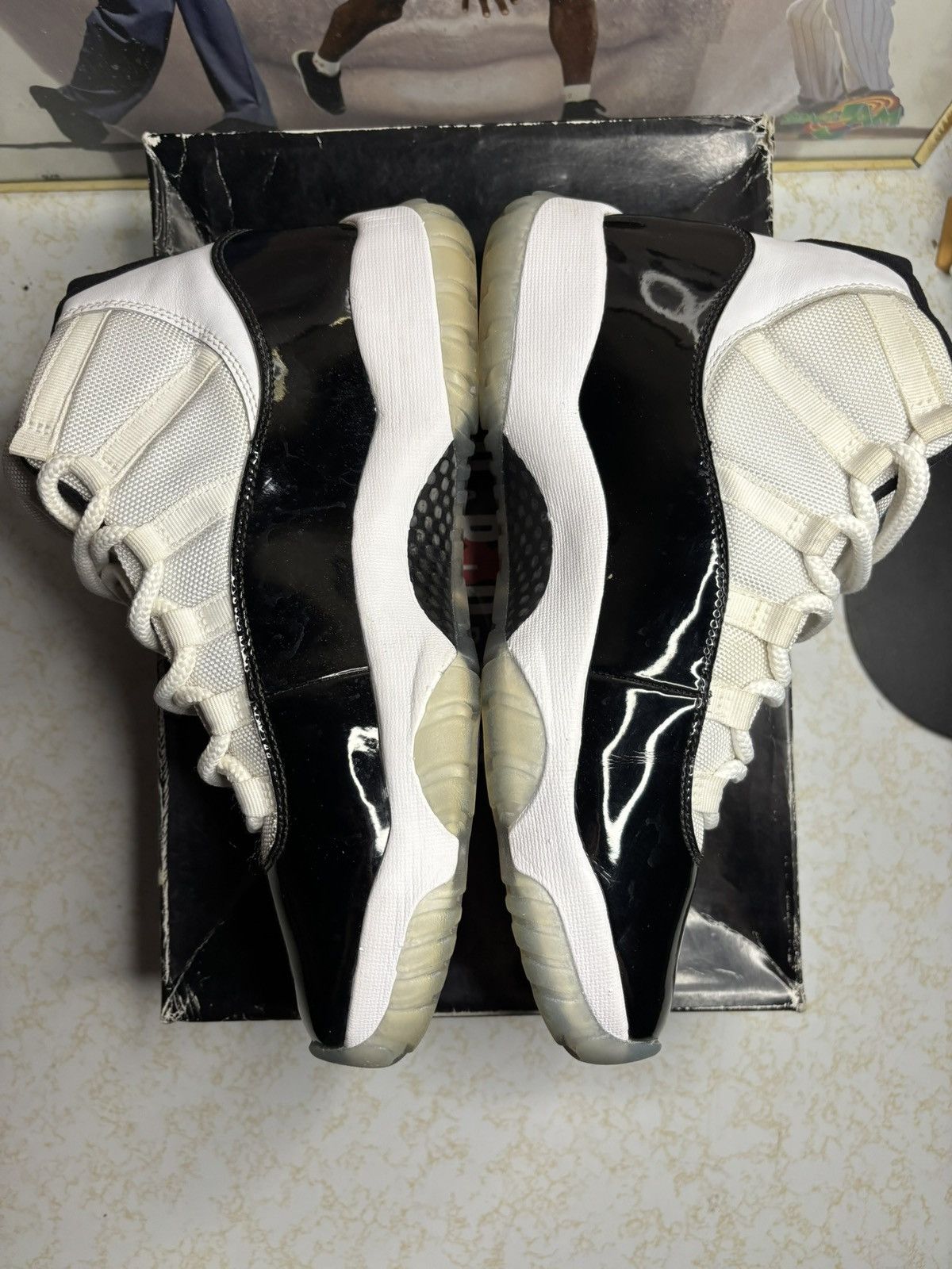 Jordan Brand Air Jordan 11 Retro 2018 Concord 2018 Size US 10 / EU 43 - 3 Thumbnail