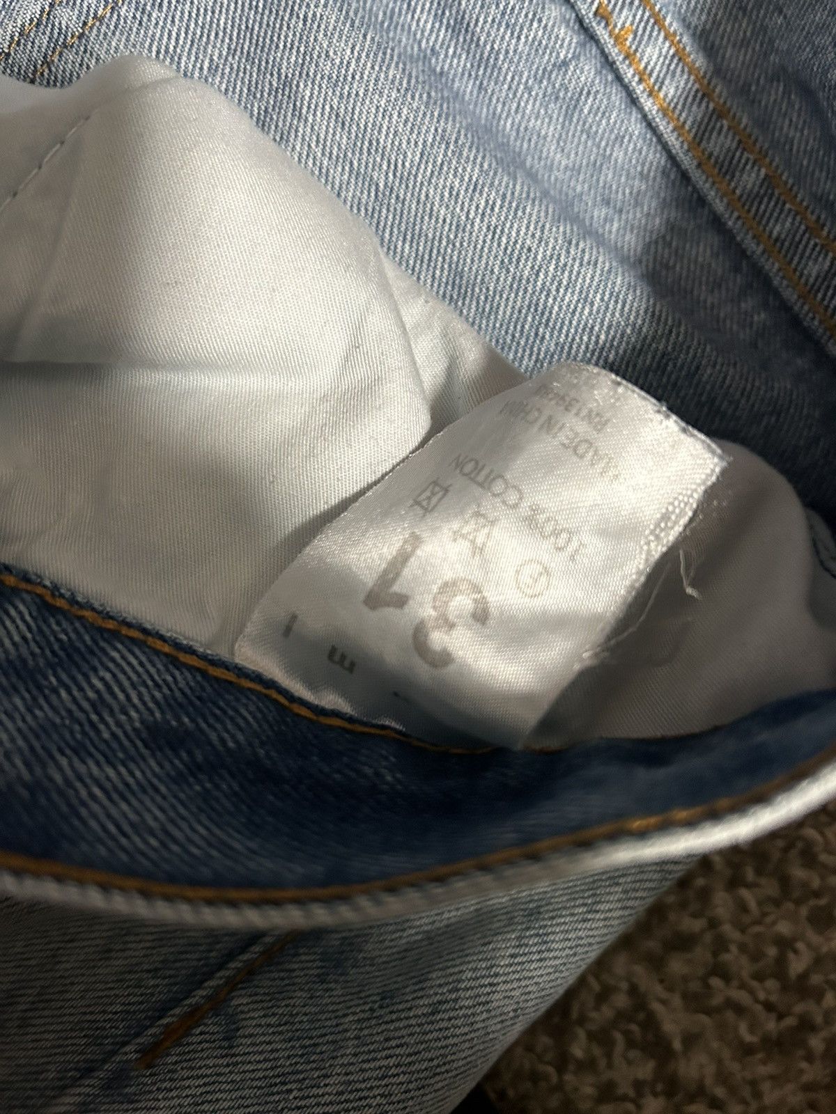 MNML Mnml mens light blue denim jeans Size US 31 - 3 Thumbnail