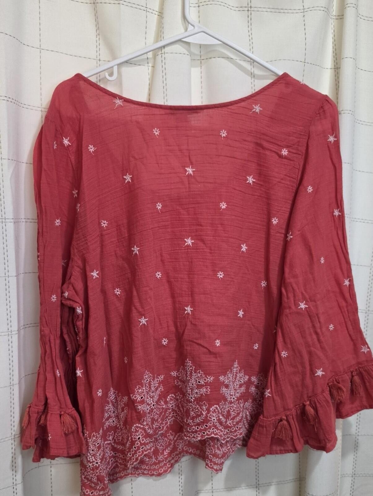 American Eagle Outfitters American Eagle Cotton Top Size XL / US 12-14 / IT 48-50 - 5 Thumbnail