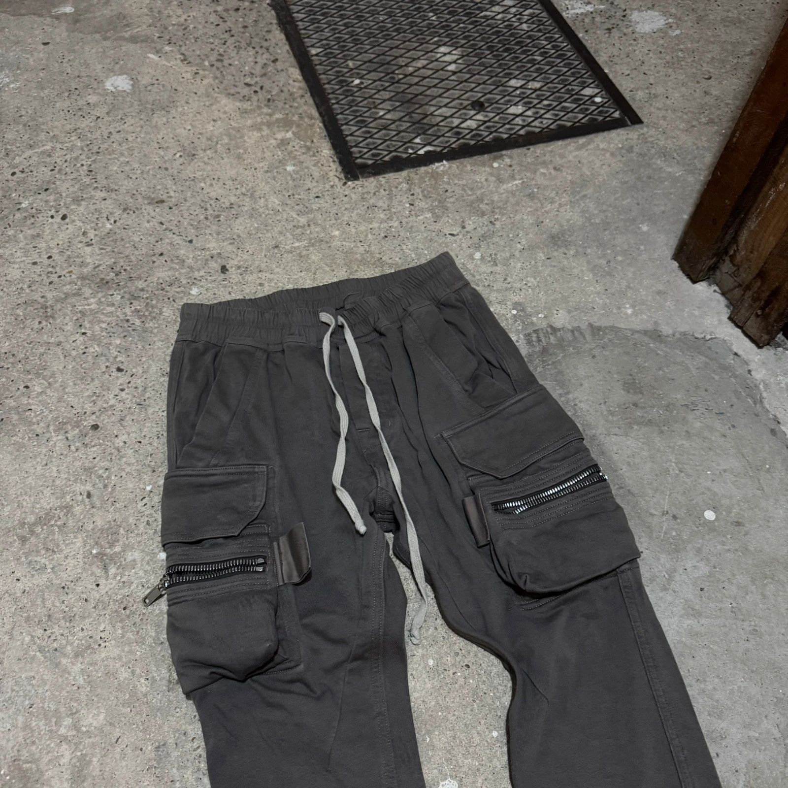 Rick Owens Rick owens fw22 storbe teal mastodon cargo joggers pants Size US 28 / EU 44 - 3 Thumbnail