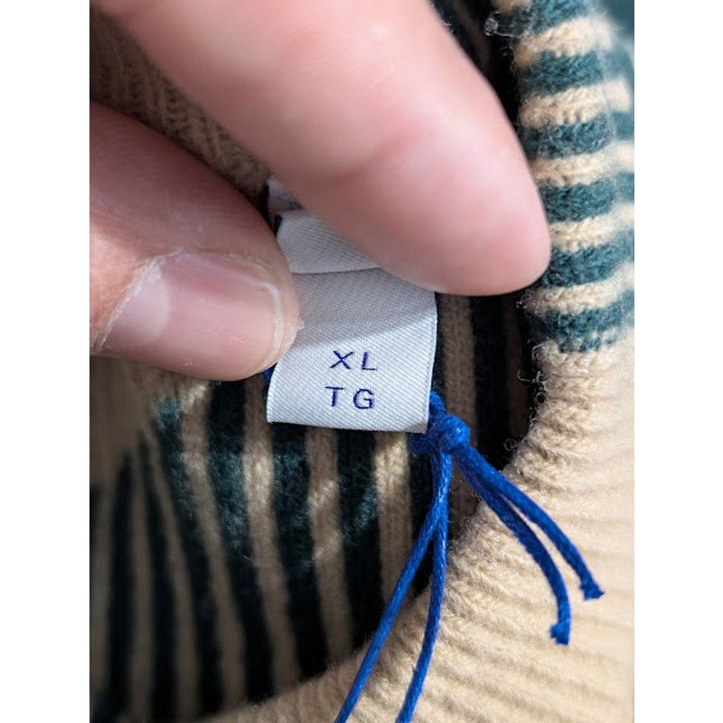 Burberry o1rshd1 Checked Cardigan in Beige/Green Size US XL / EU 56 / 4 - 13 Thumbnail