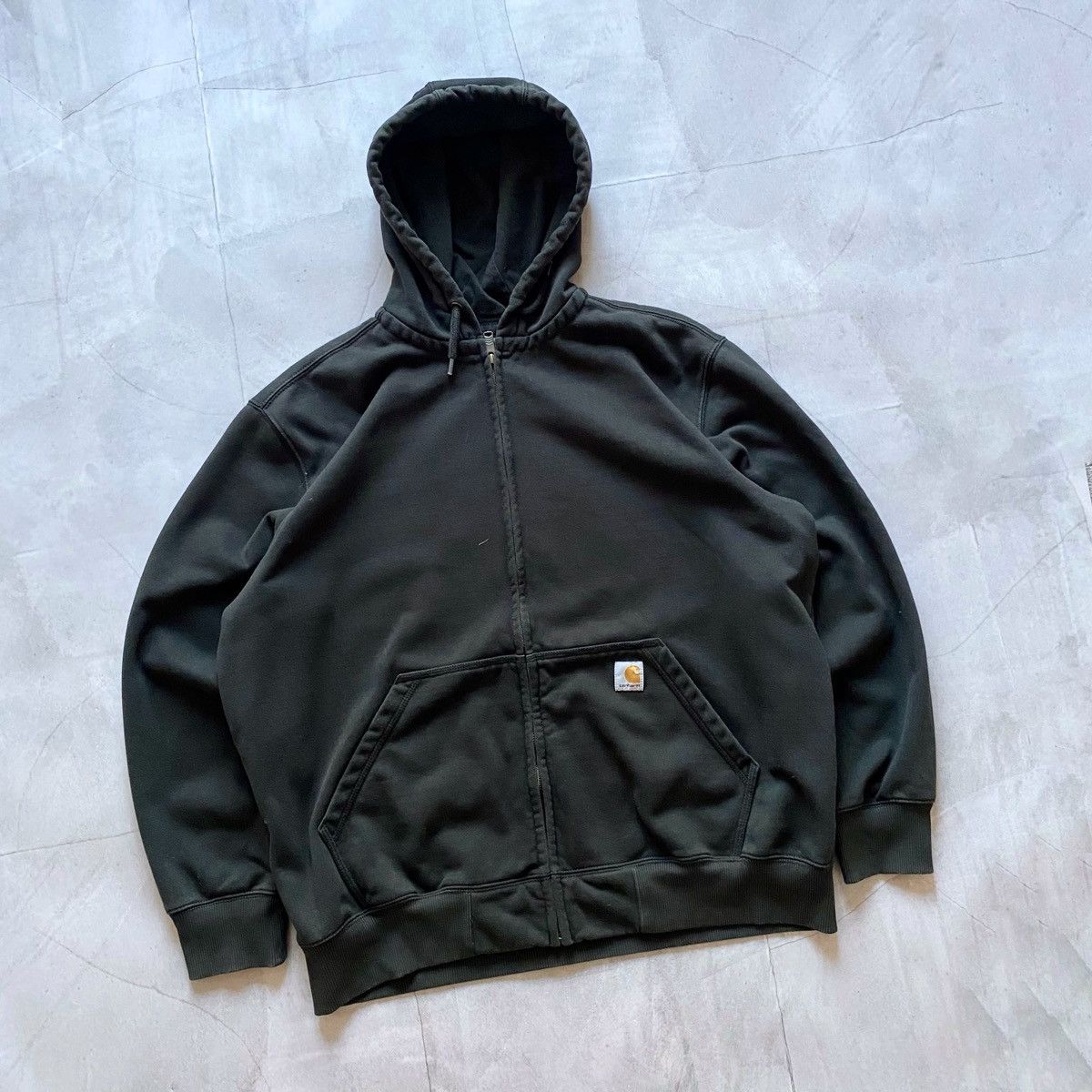 Carhartt Y2K Carhartt Washed Rain Defender Loose Fit Zip Hoodie Size US XL / EU 56 / 4 - 1 Thumbnail