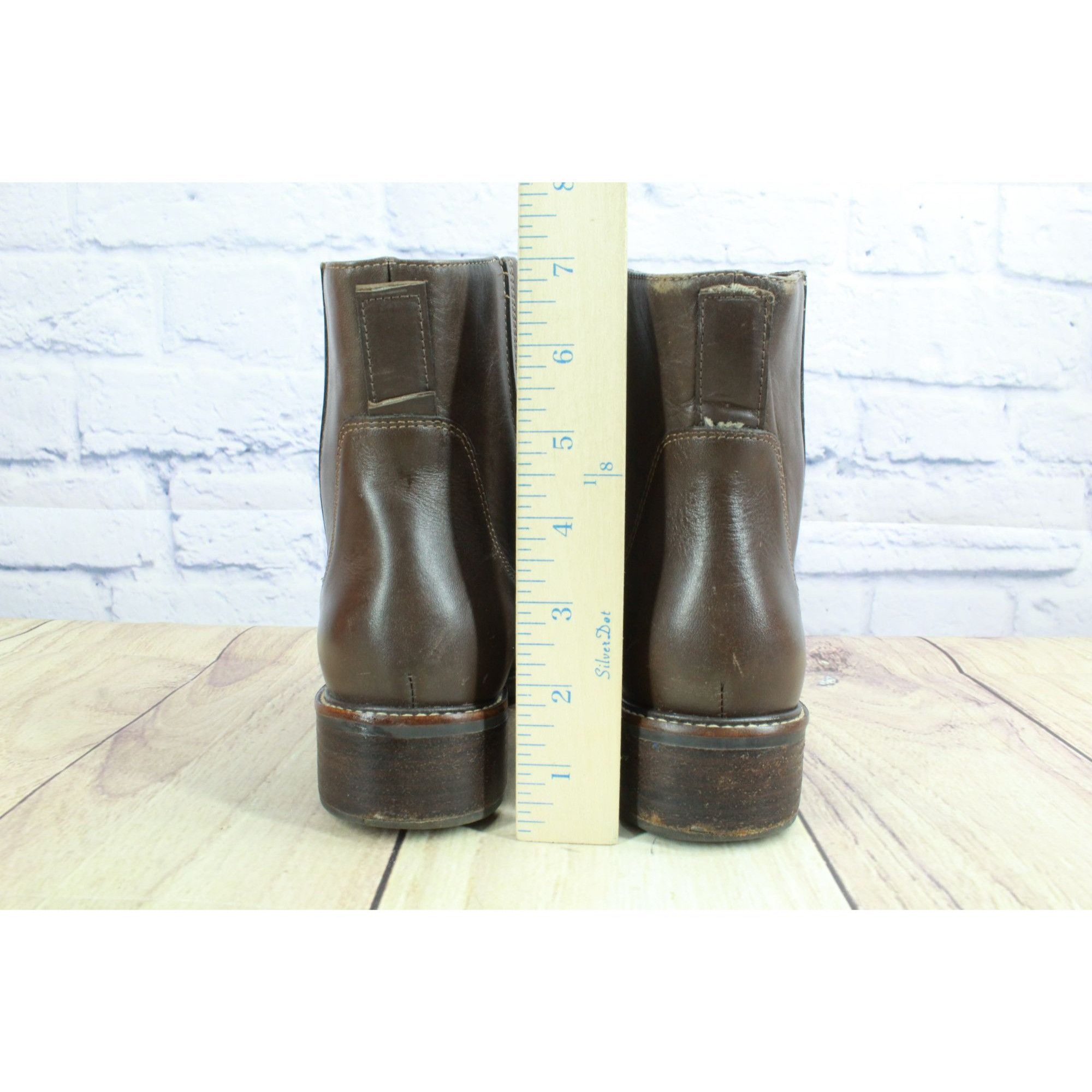 L.L. Bean LL Bean Brown Leather Chelsea Ankle Boots Size US 7 / IT 37 - 6 Thumbnail