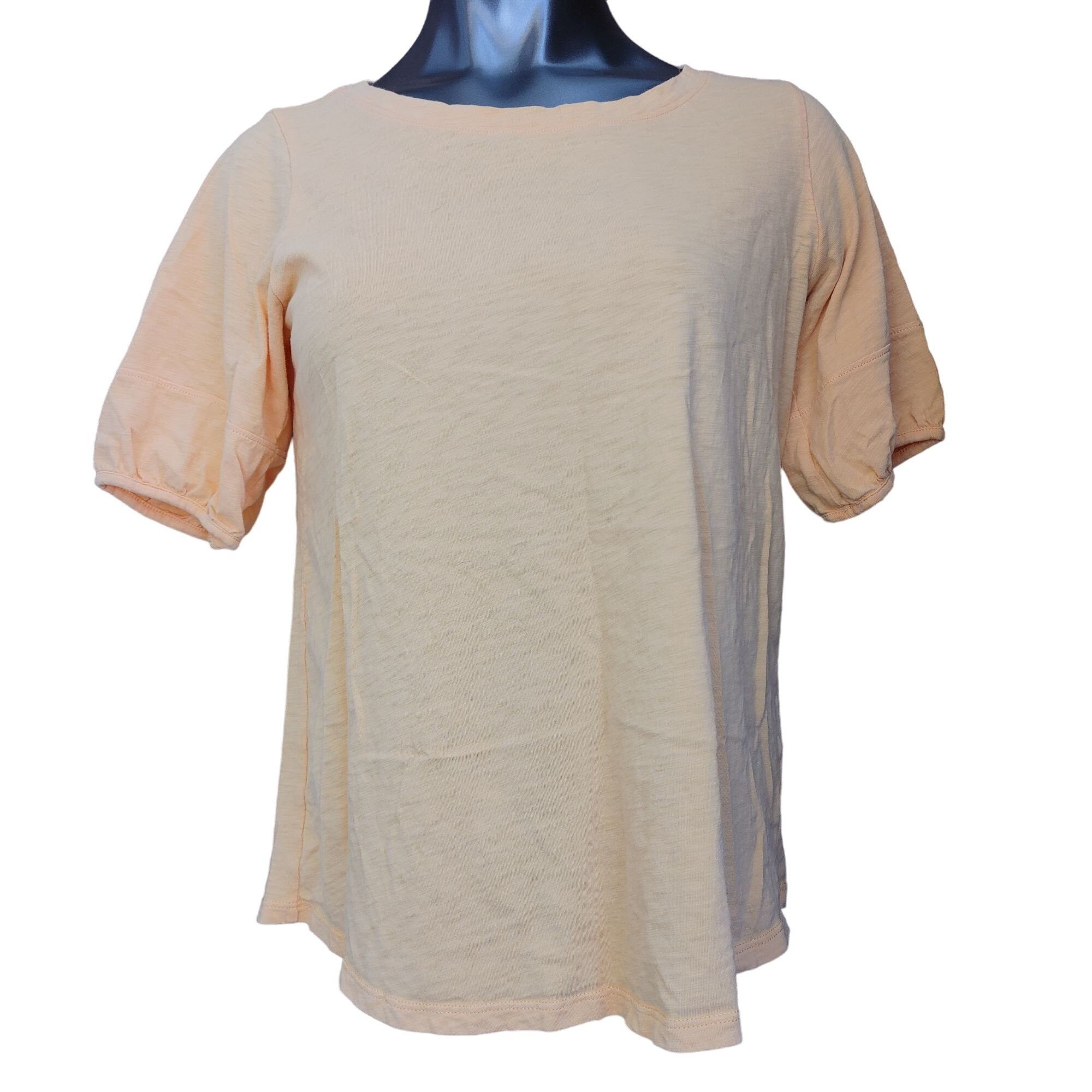 Other Soft Surroundings Womens Yellow Cotton T-Shirt Size Small Size S / US 4 / IT 40 - 1 Thumbnail