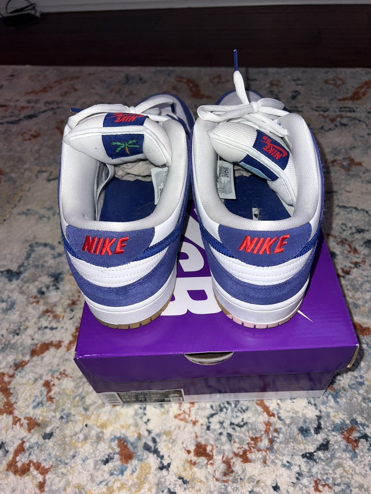 Nike Nike SB Dunk Low Los Angeles Dodgers Size US 13 / EU 46 - 6 Thumbnail