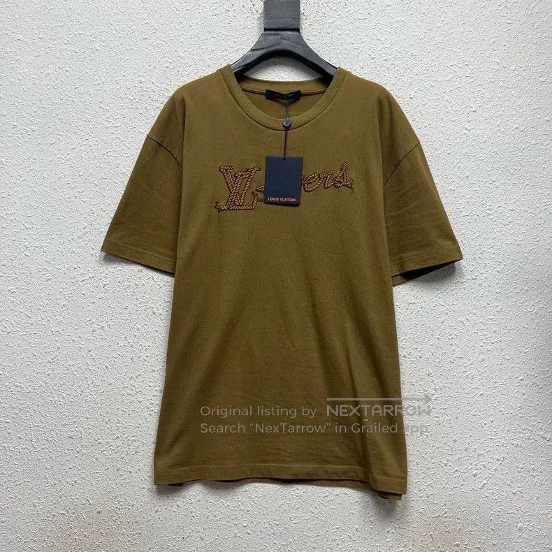 Louis Vuitton Louis Vuitton Rope Knot Embroidered Logo Tee. Size US XXL / EU 58 / 5 - 1 Thumbnail