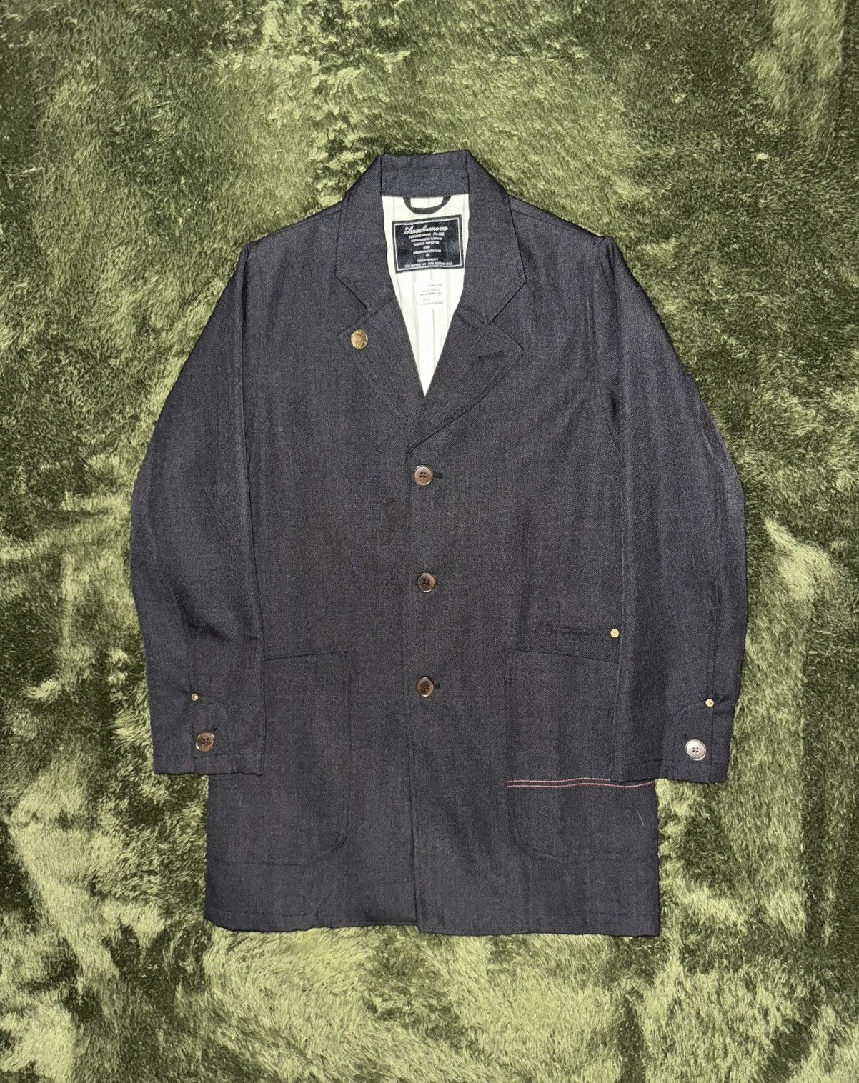 ANACHRONORM [1] ANACHRONORM Tailored Wool Blazer Jacket made in japan Size US S / EU 44-46 / 1 - 1 Thumbnail