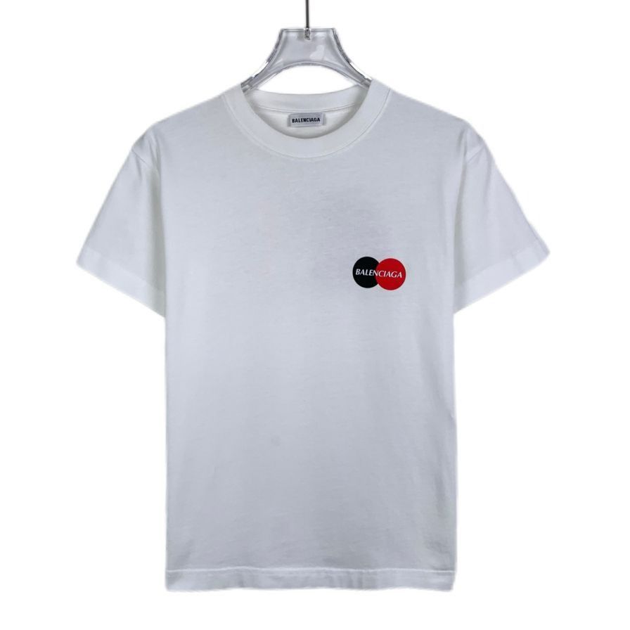 Balenciaga Balenciaga Paris Logo Letter Print White Cotton Short-Sleeve Size US M / EU 48-50 / 2 - 1 Thumbnail