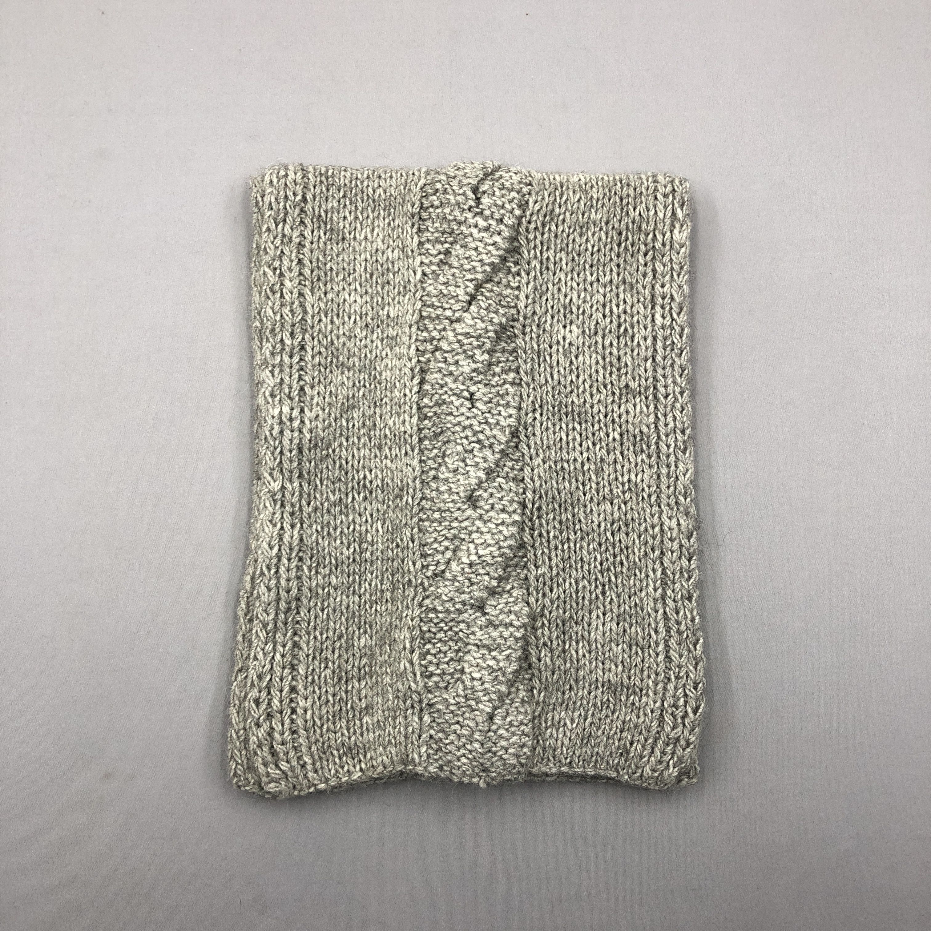 Calvin Klein Vintage Calvin Klein Scarf Ribbed Cable Knit Wool Scarves Size ONE SIZE - 2 Thumbnail