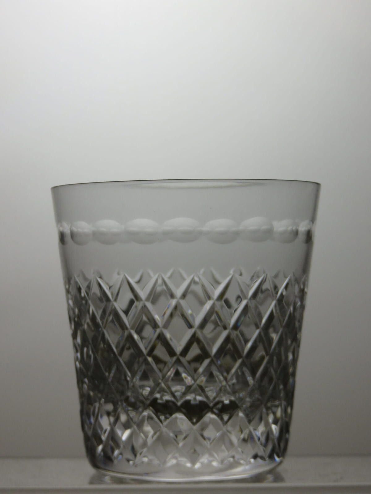 Starter Stuart Crystal Hardwicke Cut Glass Set Of 6 Tumblers 3 1/2" Size ONE SIZE - 4 Thumbnail